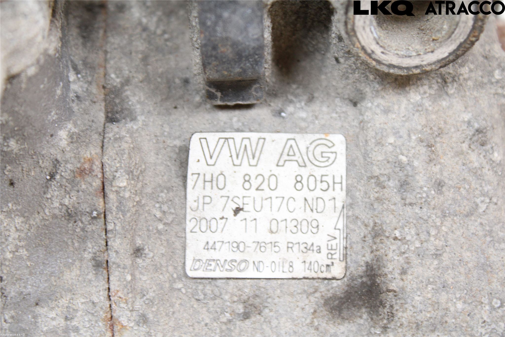 Volkswagen VW TRANSP/CARAVELLE (T5) 04-15 Varme Ac Kompressor