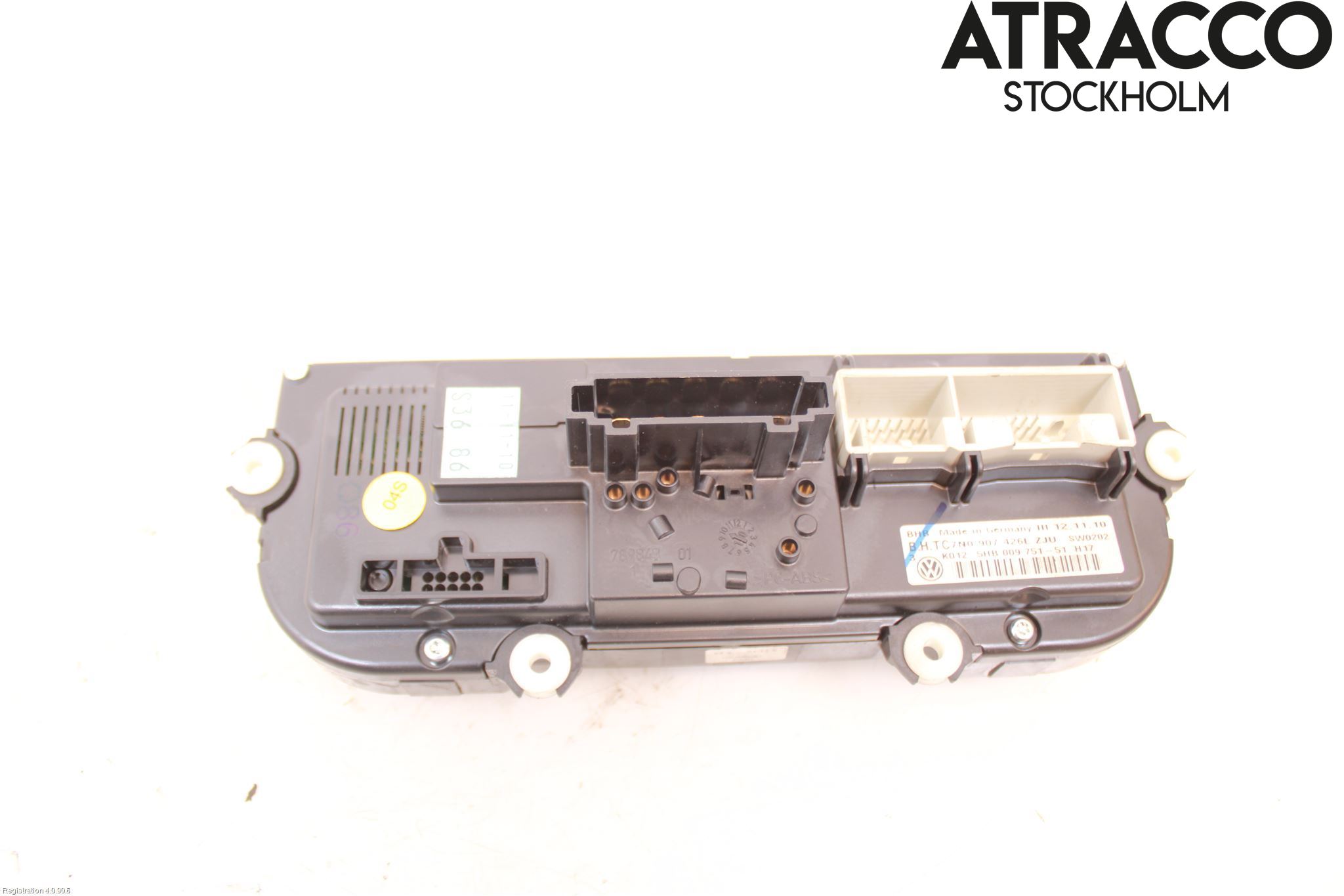 Volkswagen VW GOLF VI 09-13 Varme Ac Betjening-Display