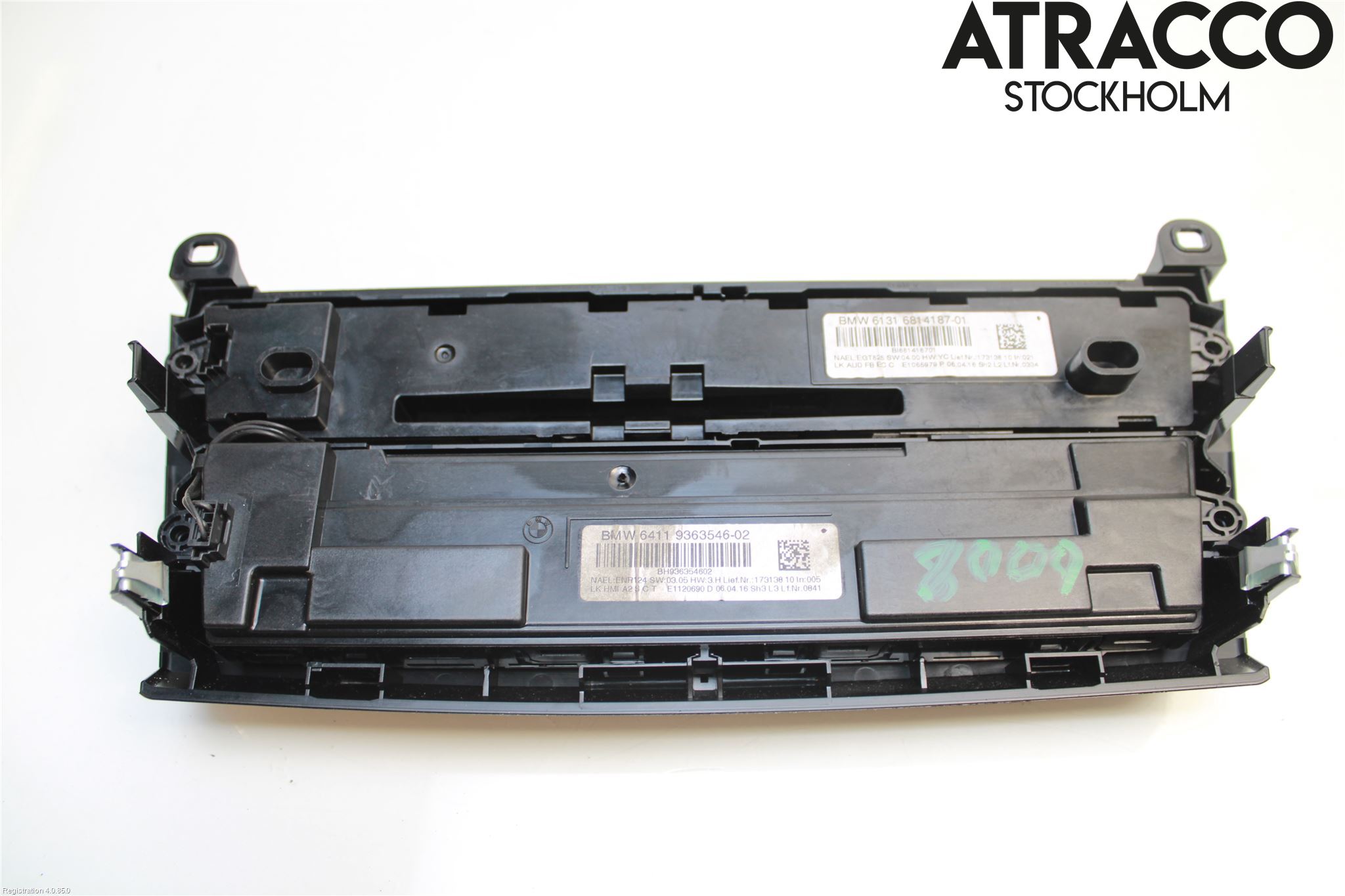 BMW 1 F20/F21 11-19 Varme Ac Betjening-Display