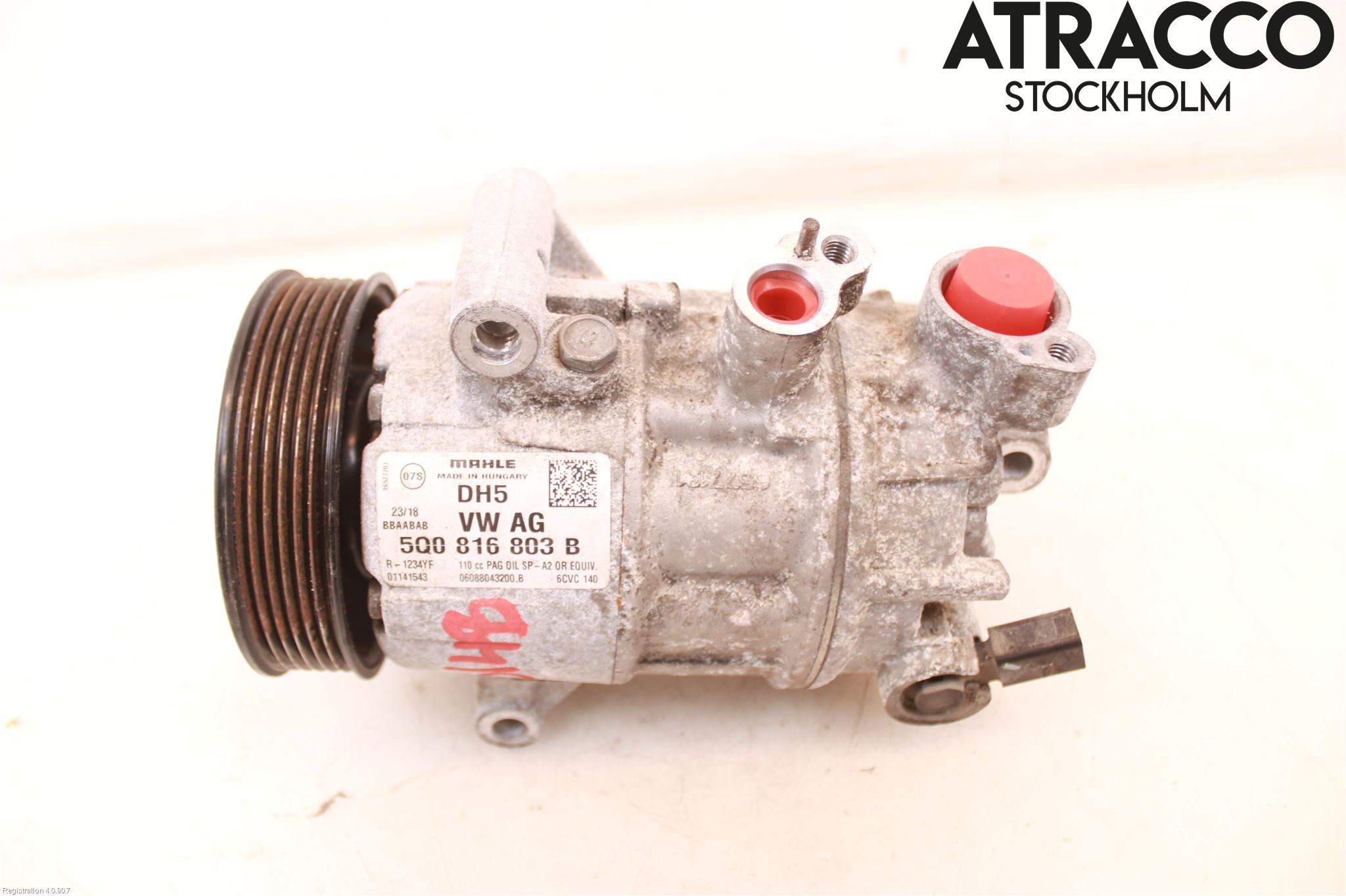 Volkswagen VW GOLF / E-GOLF VII 13-20 Varme Ac Kompressor