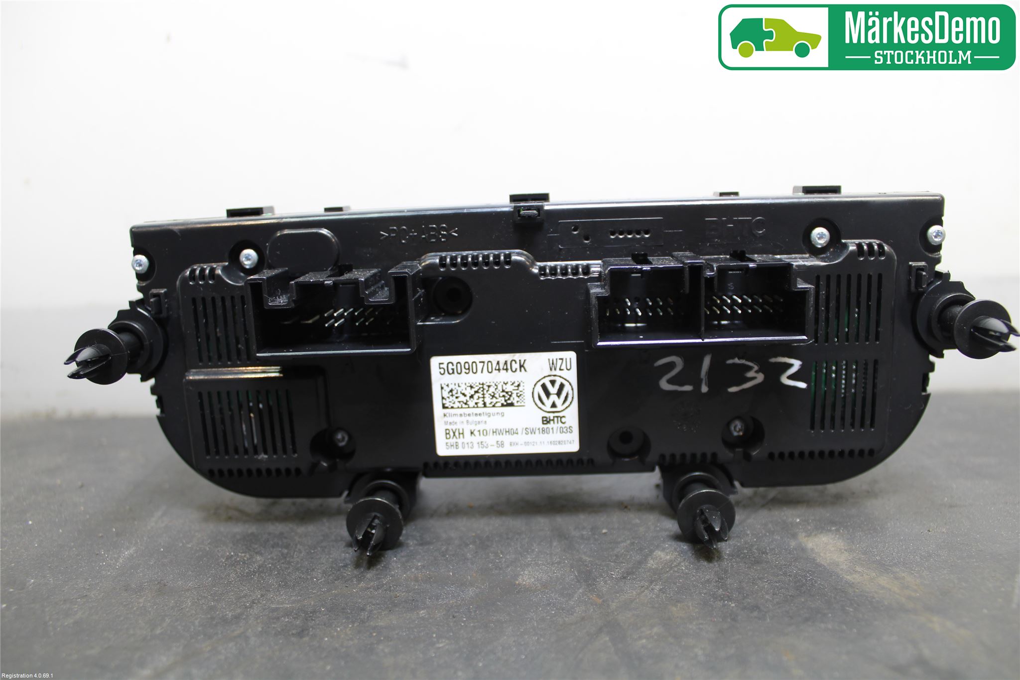 Volkswagen VW PASSAT 15-19 Varme Ac Betjening-Display