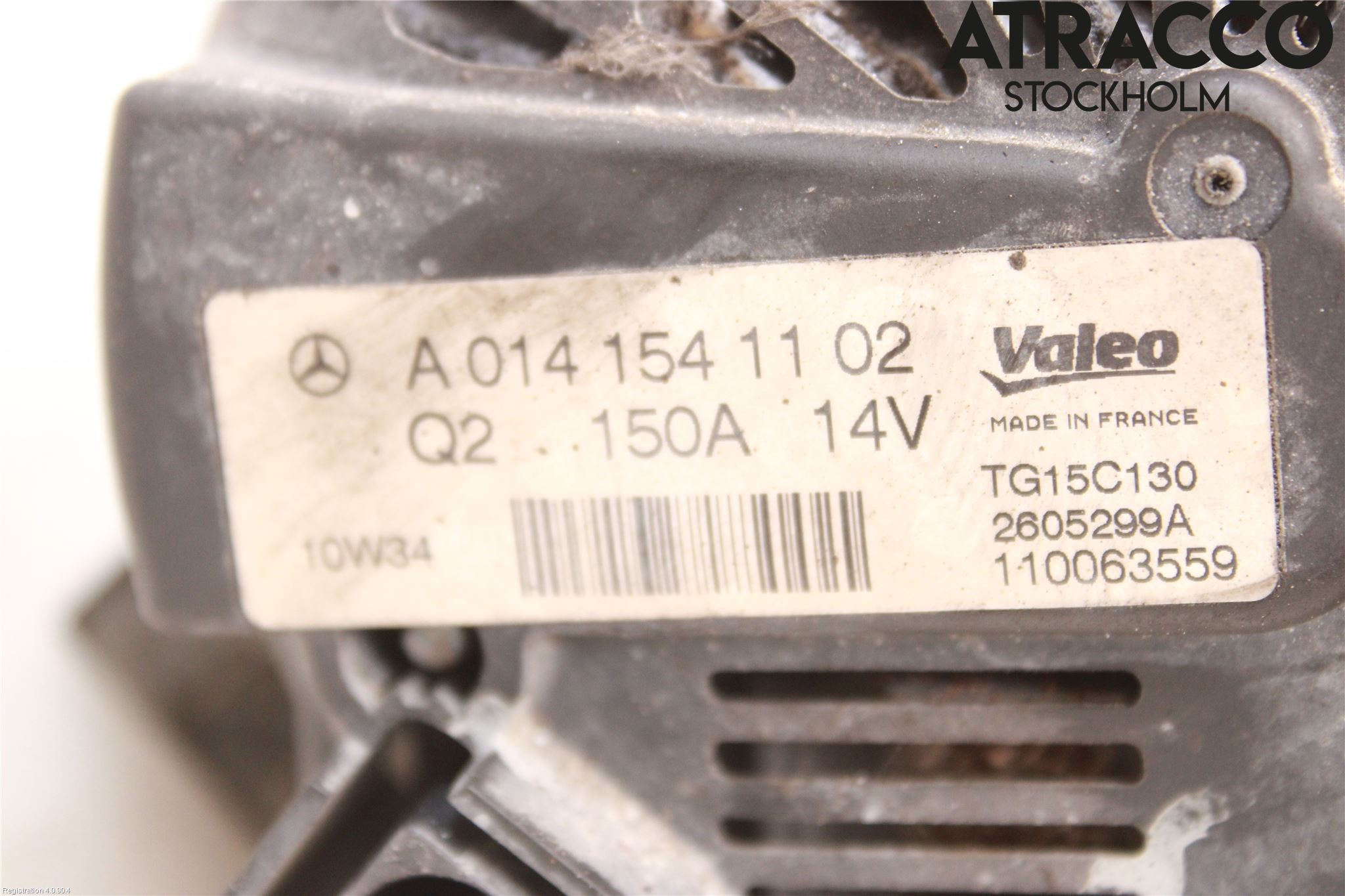 Mercedes-Benz MB C-KLASS (W204) 07-15 Dynamo