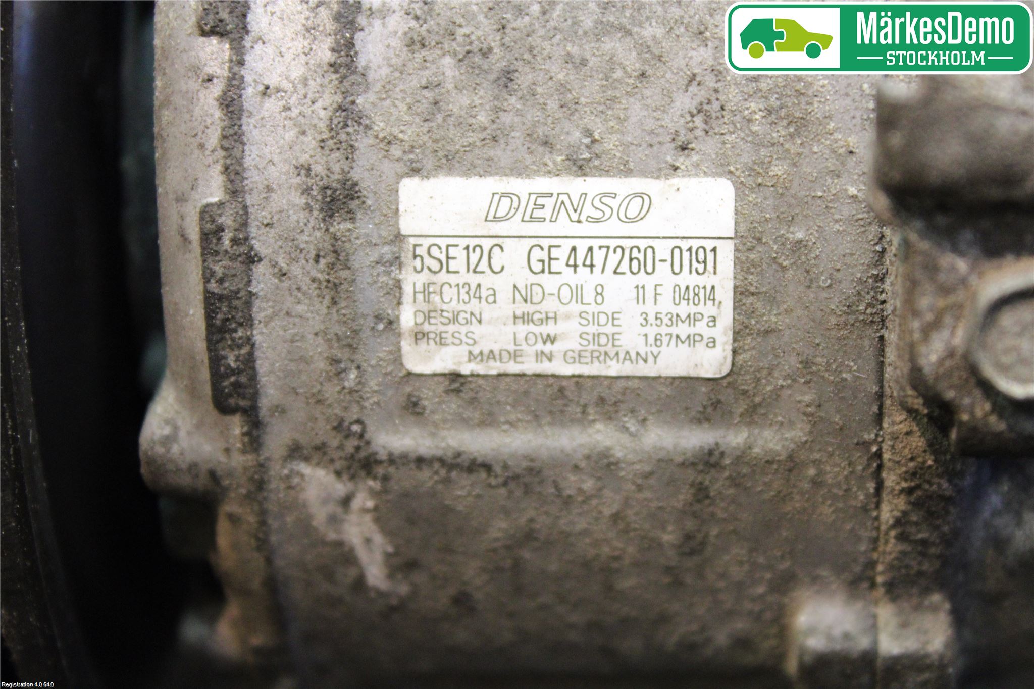 Toyota COROLLA VERSO 04-07 Varme Ac Kompressor