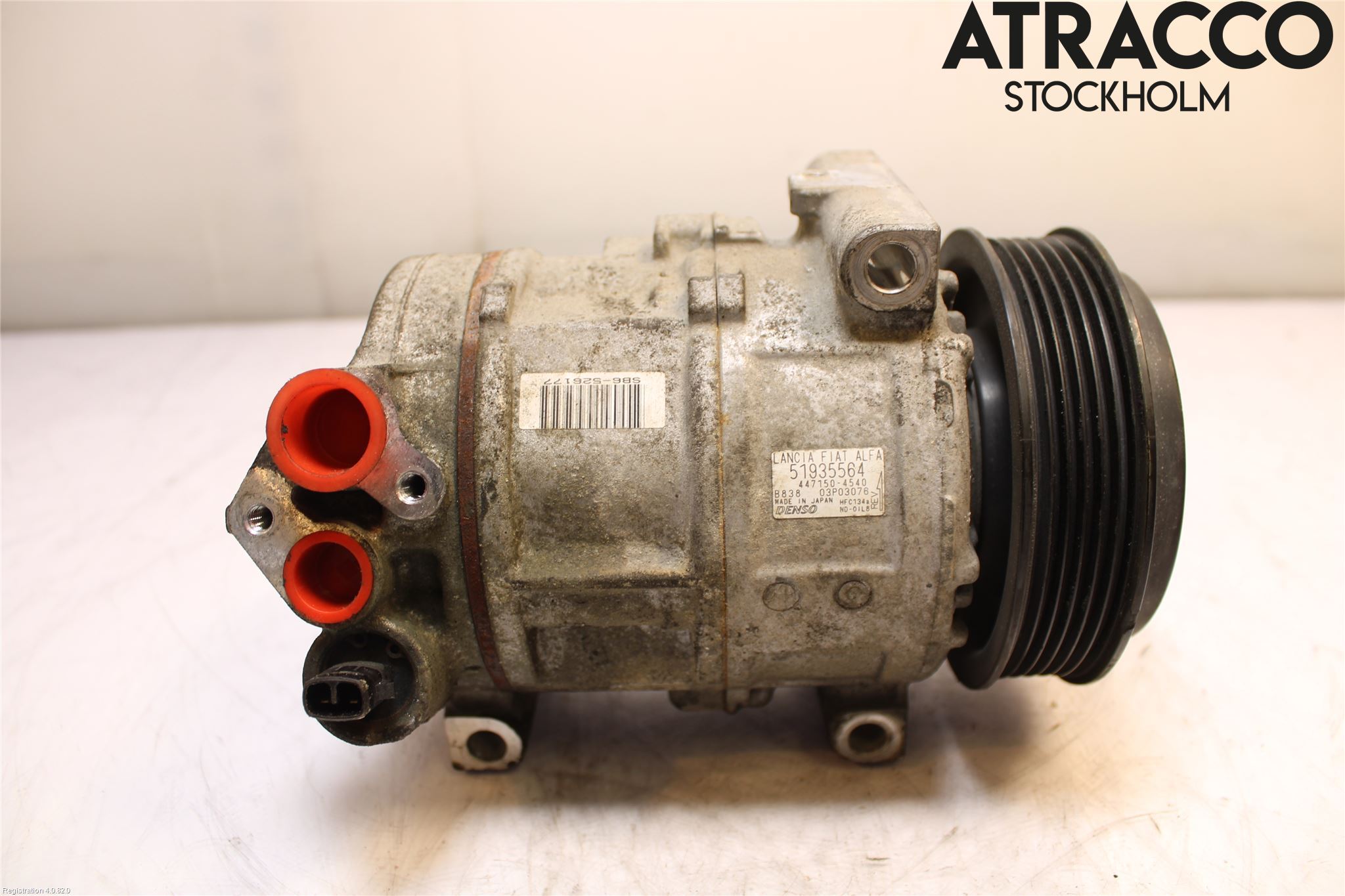 Fiat PUNTO EVO 10-12 Varme Ac Kompressor