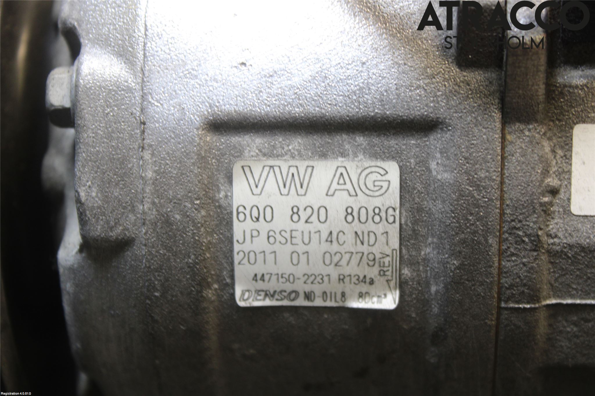 Skoda OCTAVIA (1Z) 05-13 Varme Ac Kompressor