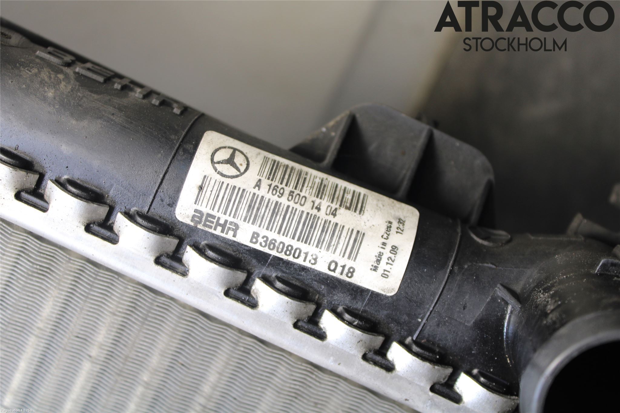Mercedes-Benz MB A-KLASS (W169) 04-12 Radiator Manuell