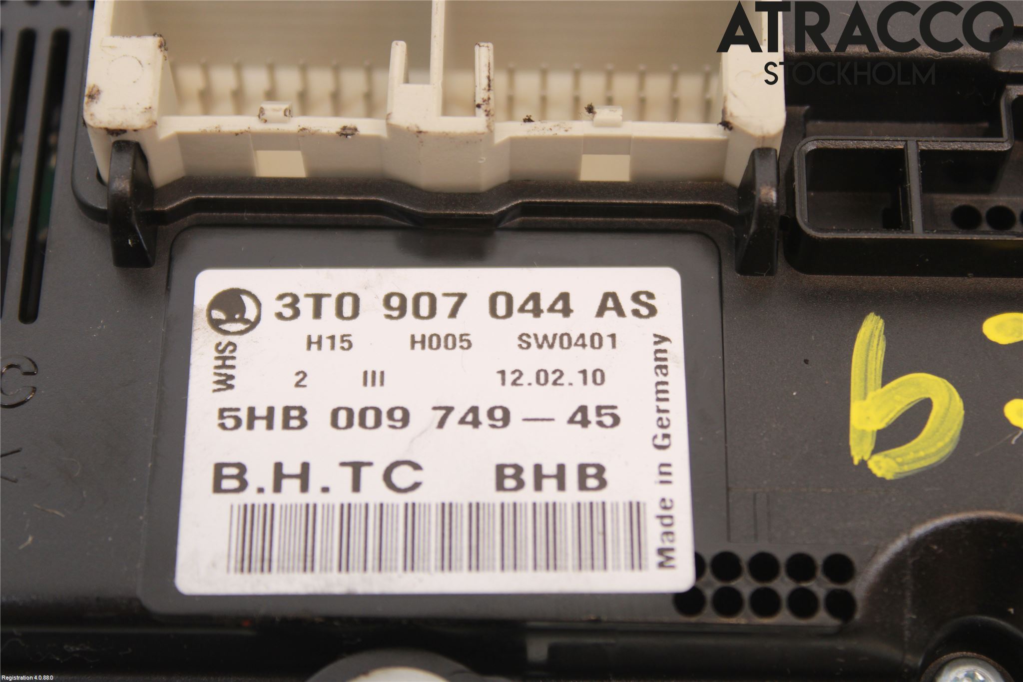 Skoda SUPERB 09-15 Varme Ac Betjening-Display