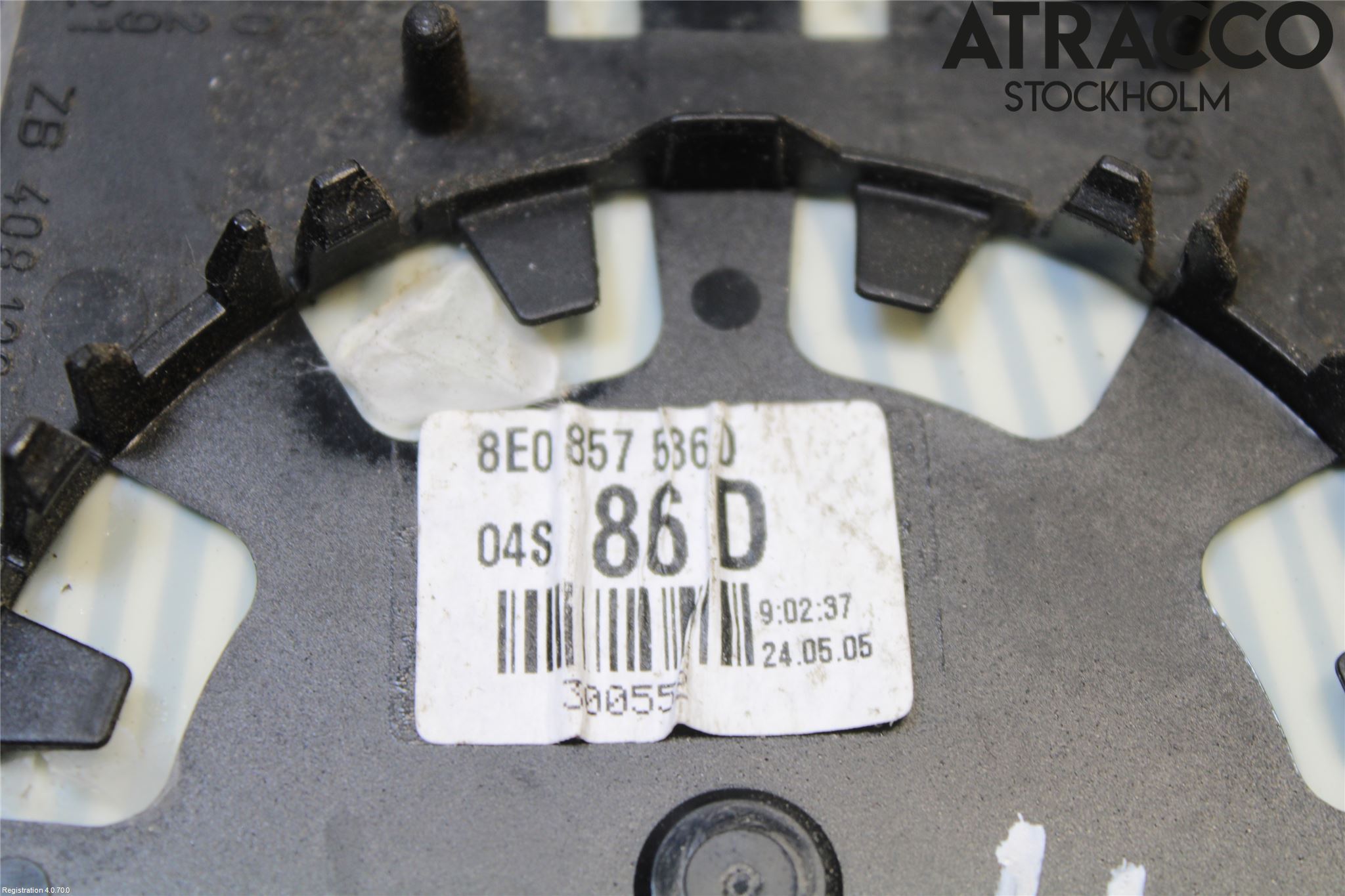 Audi A4/S4 05-07 Speil Glass H