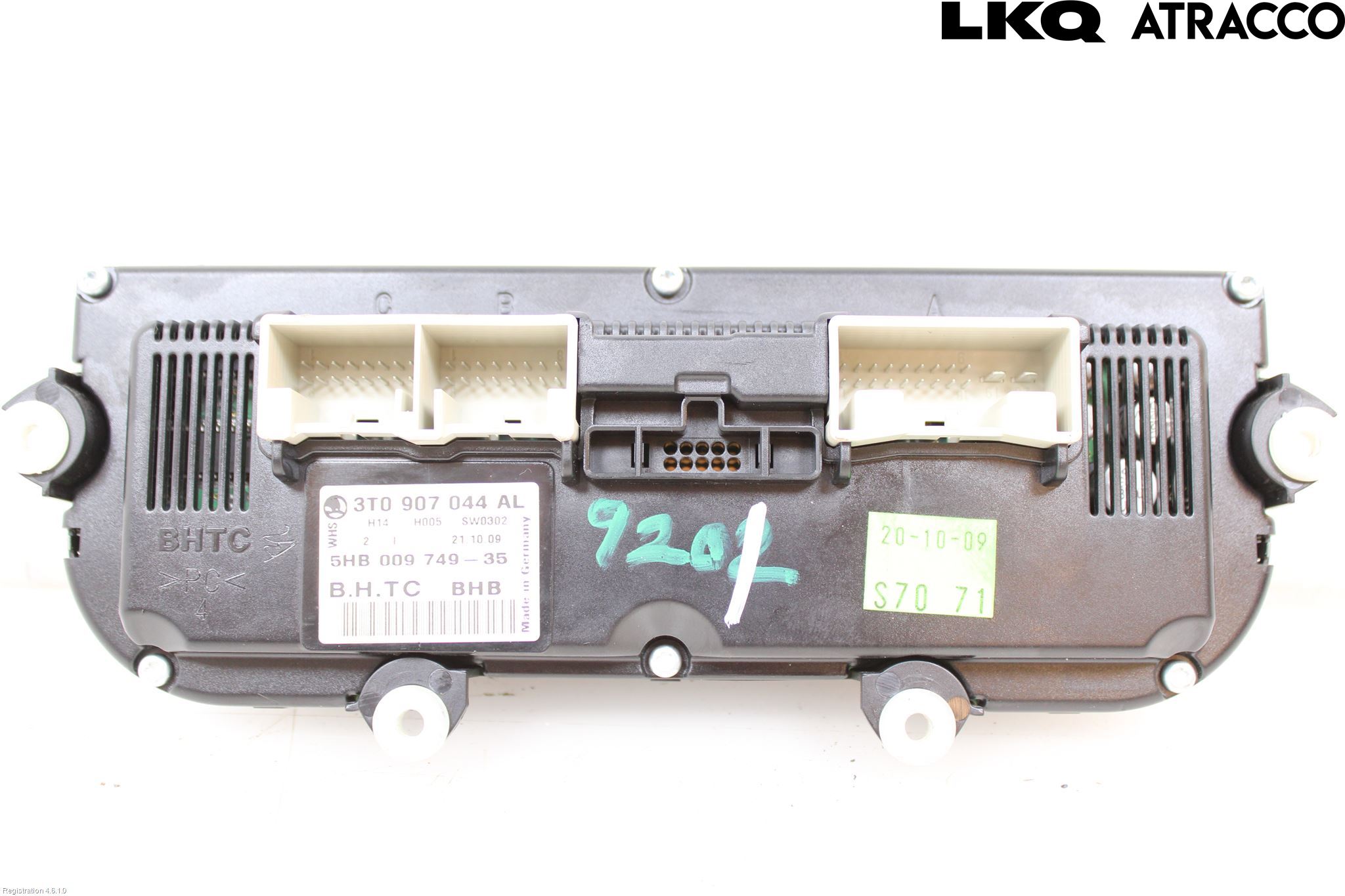 Skoda OCTAVIA (1Z) 05-13 Varme Ac Betjening-Display