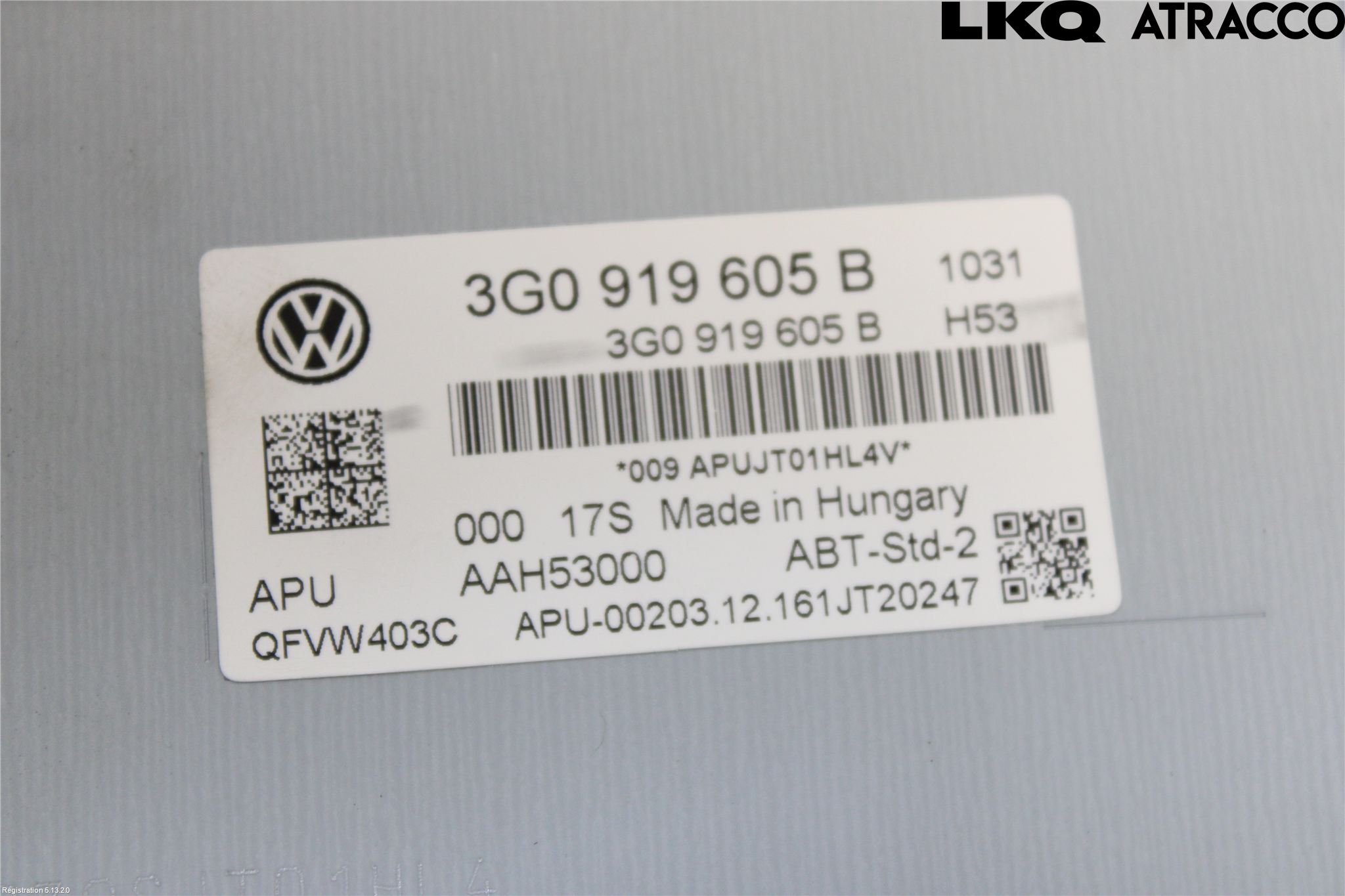 Volkswagen VW GOLF / E-GOLF VII 13-20 Stereo Radio Med Cd