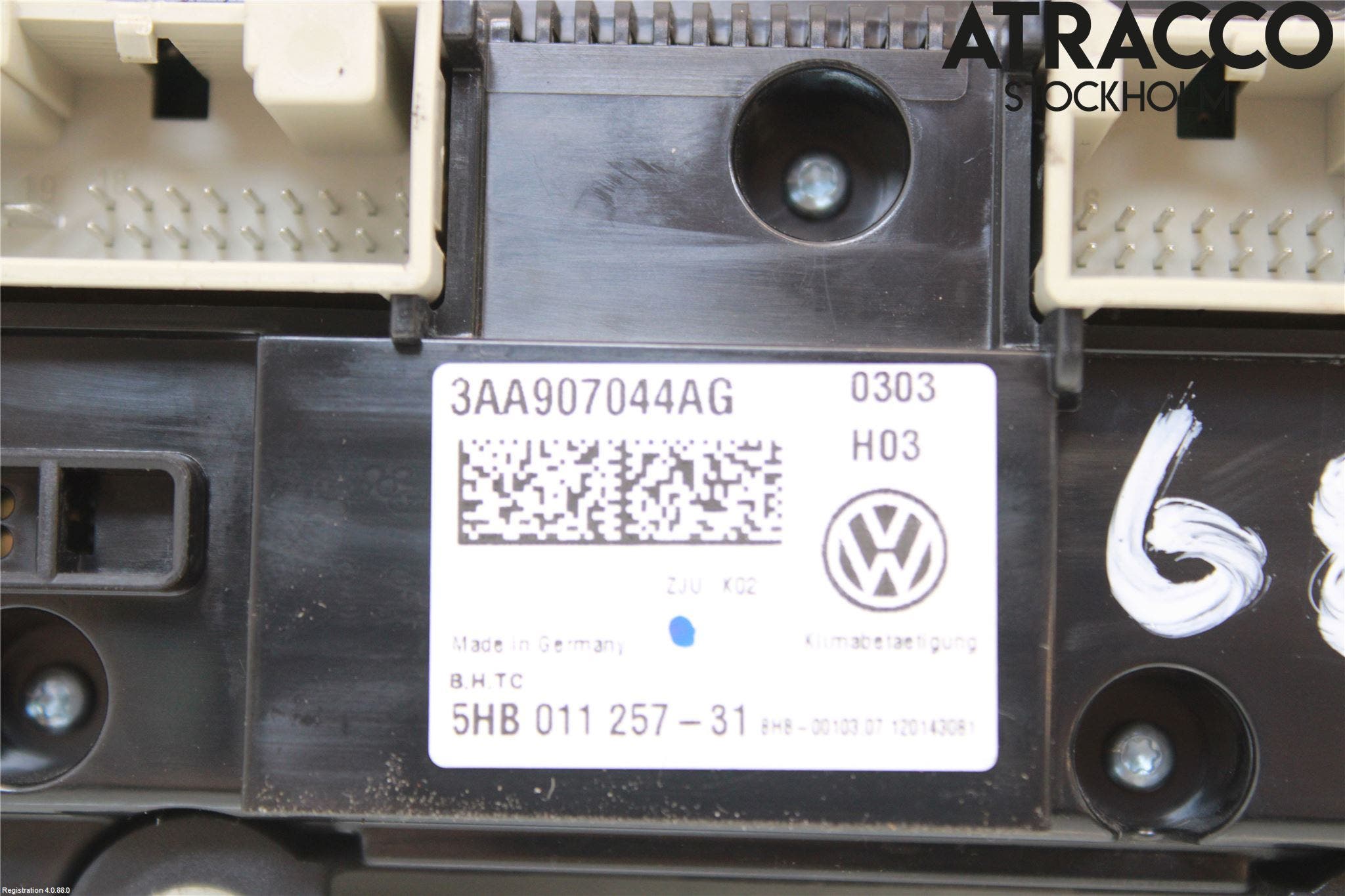 Volkswagen VW PASSAT 11-14 Varme Ac Betjening-Display