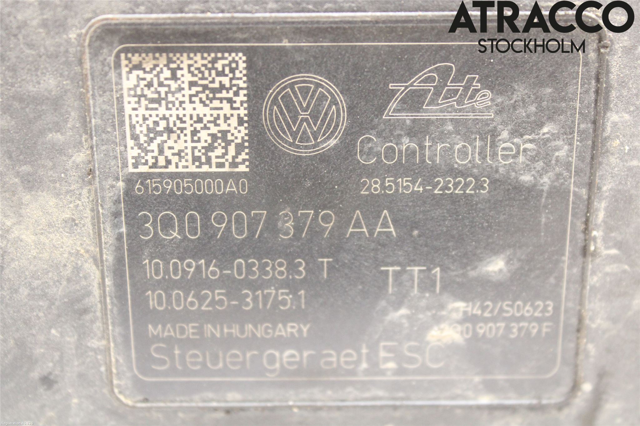 Volkswagen VW GOLF / E-GOLF VII 13-20 Abs Hydraulikkaggregat