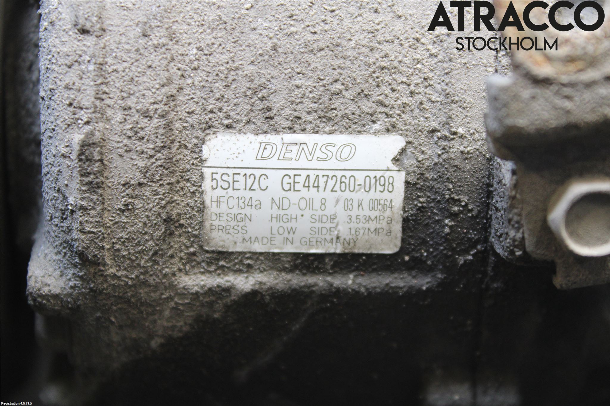 Toyota COROLLA VERSO 08-09 Varme Ac Kompressor