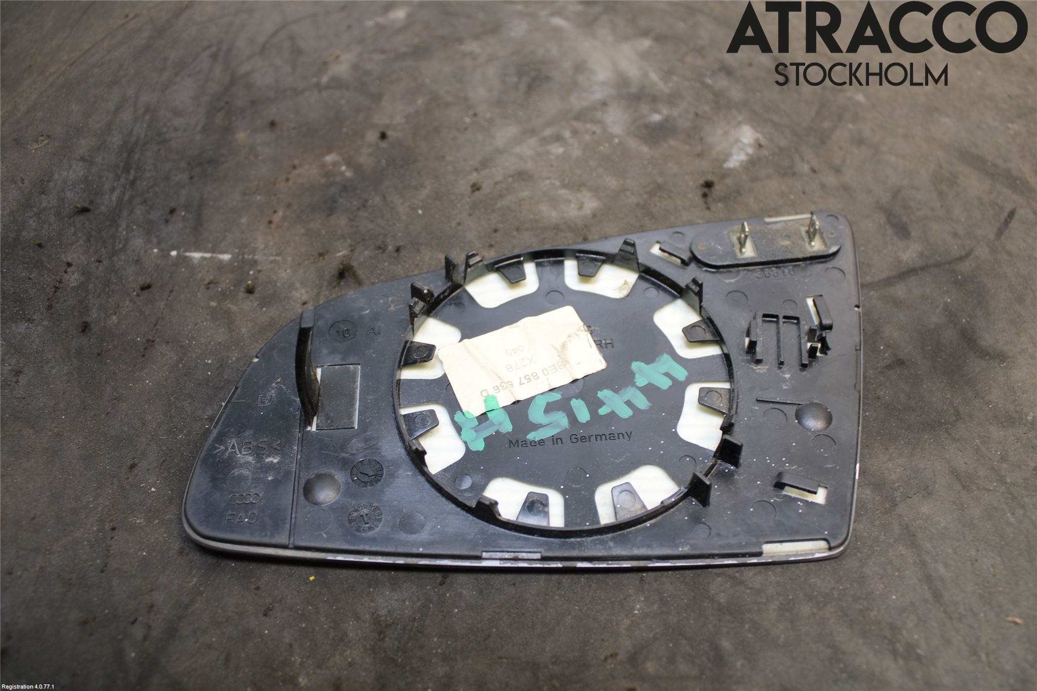 Audi A4/S4 01-05 Speil Glass H