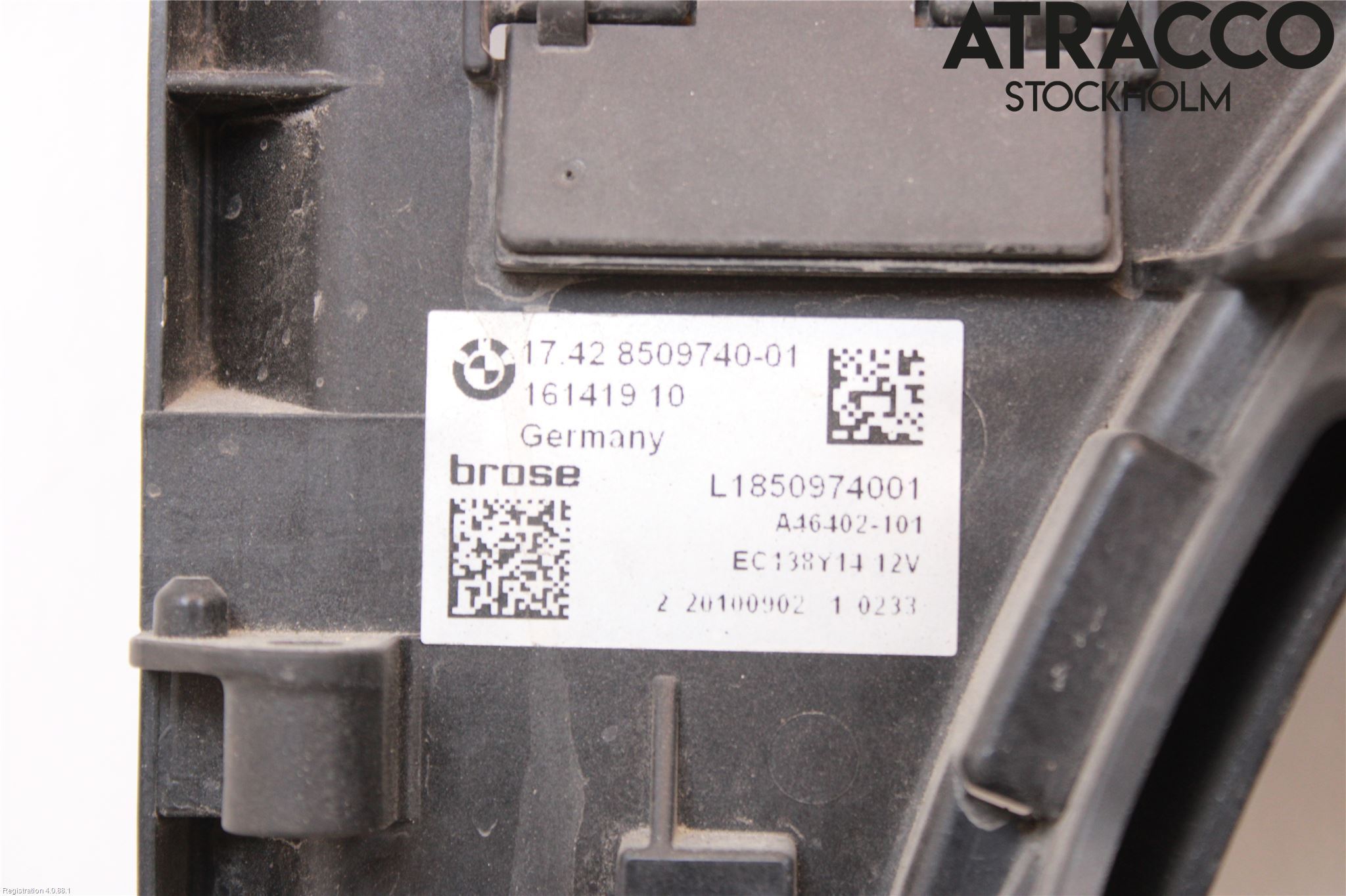 BMW 5 F10/F11/F18 09-17 Kjølevifte Elektrisk