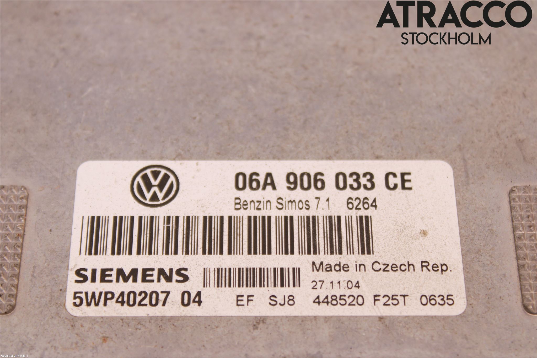 Volkswagen VW CADDY      04-10 Styreenhet Innsprøytning