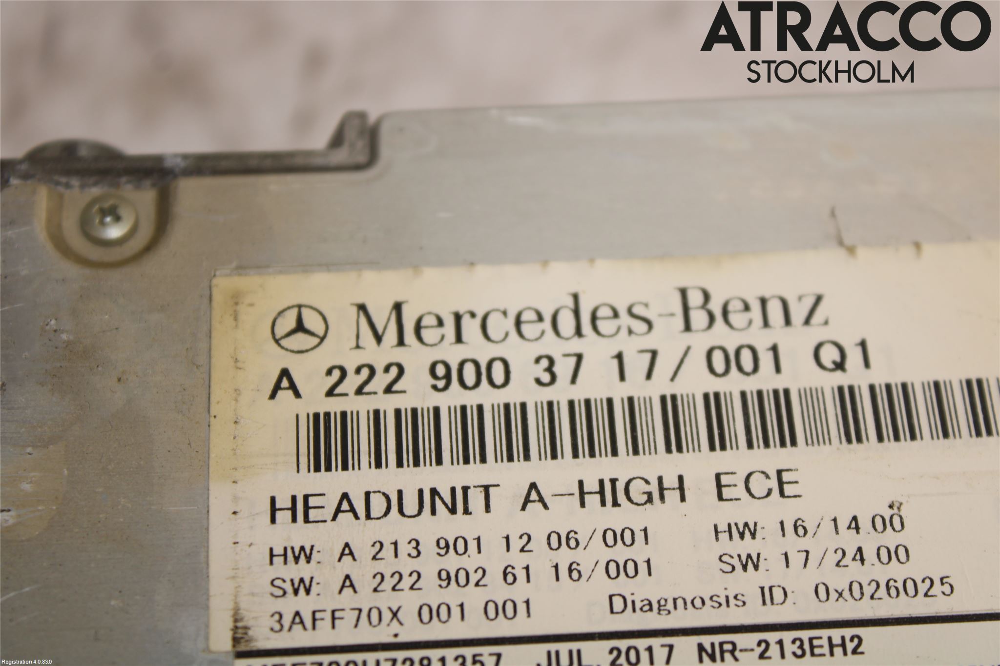 Mercedes-Benz MB E-KLASS (W213) 16-23 Stereo Radio Med Cd