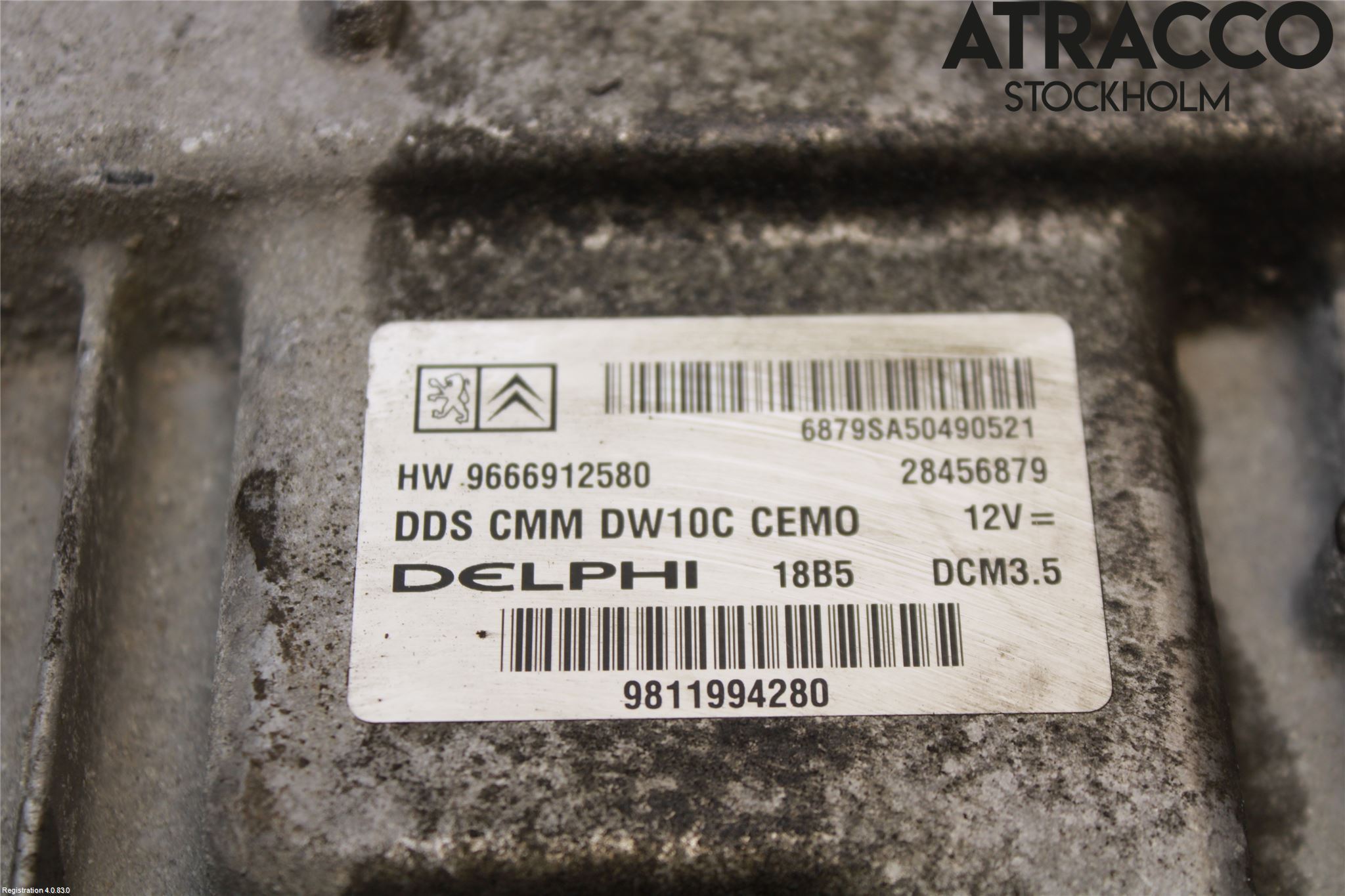 Citroen JUMPY 07-16 Styreenhet Dieselpumpe
