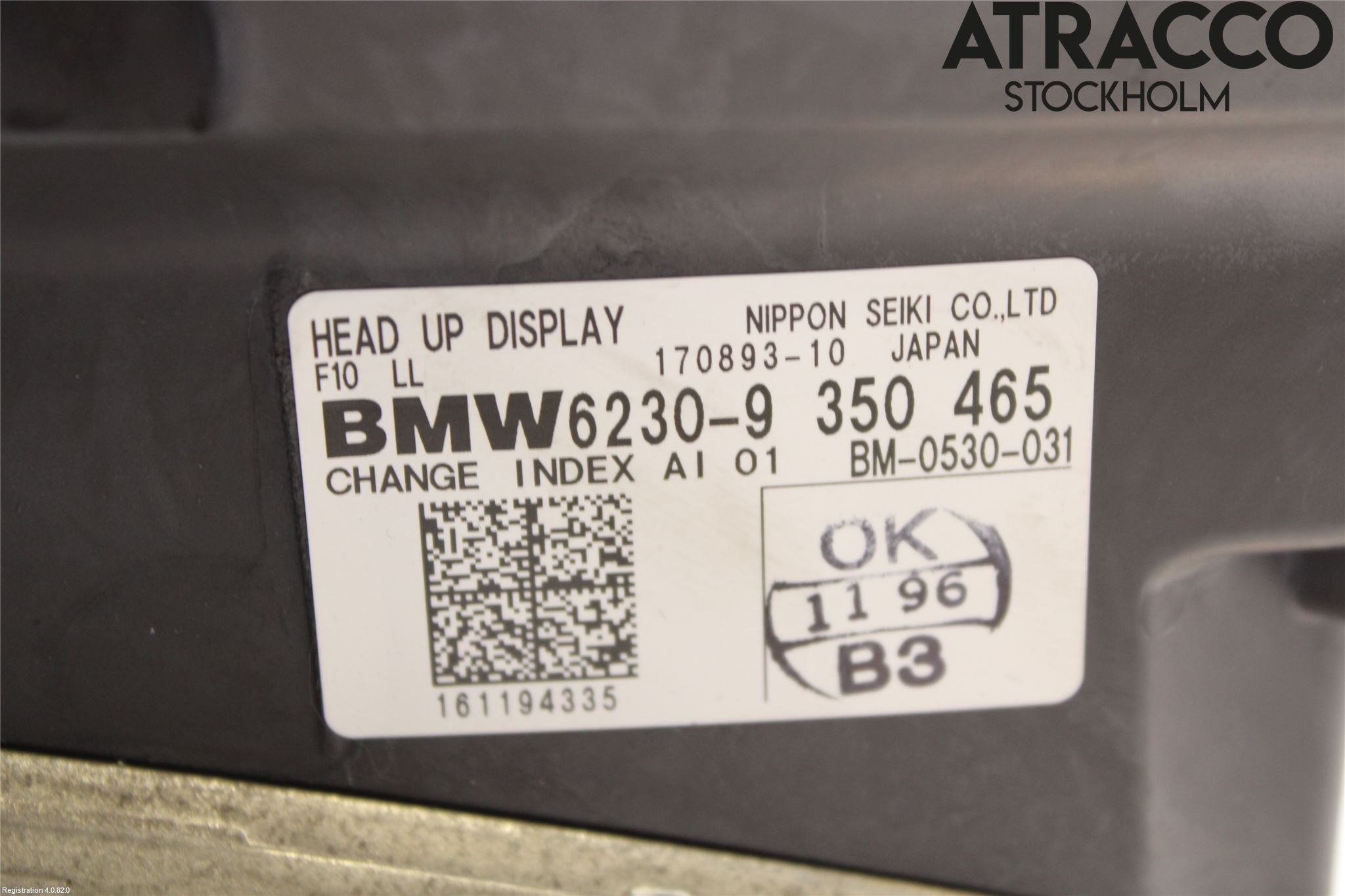 BMW 5 F10/F11/F18 09-17 Instr Øvrig