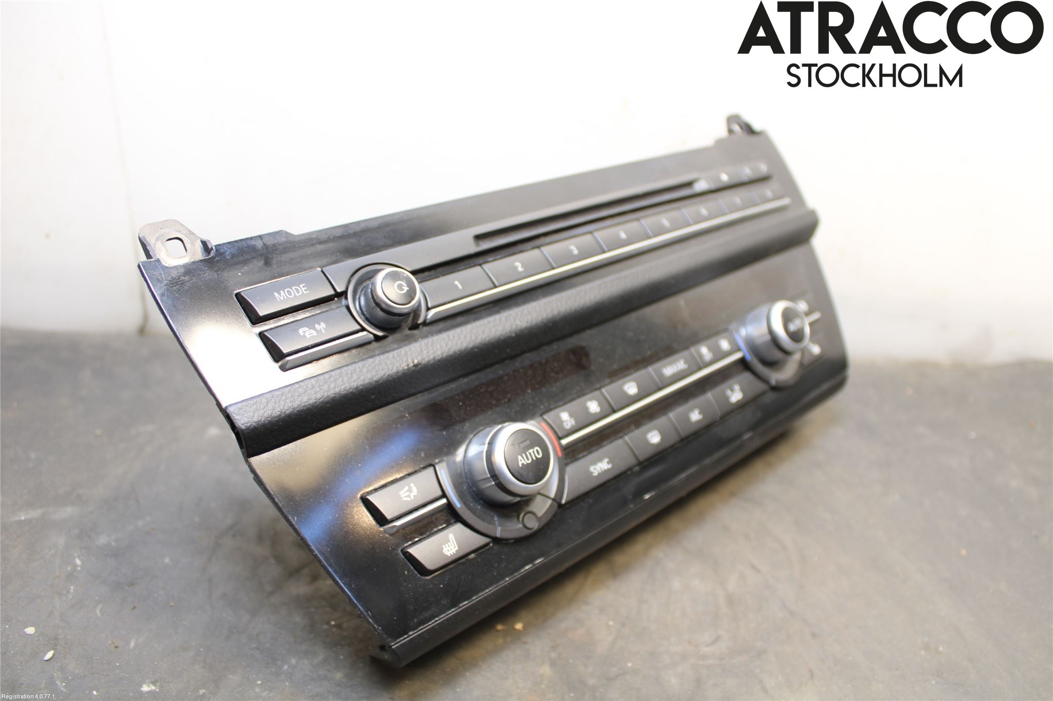 BMW 5 F10/F11/F18 09-17 Varme Ac Betjening-Display