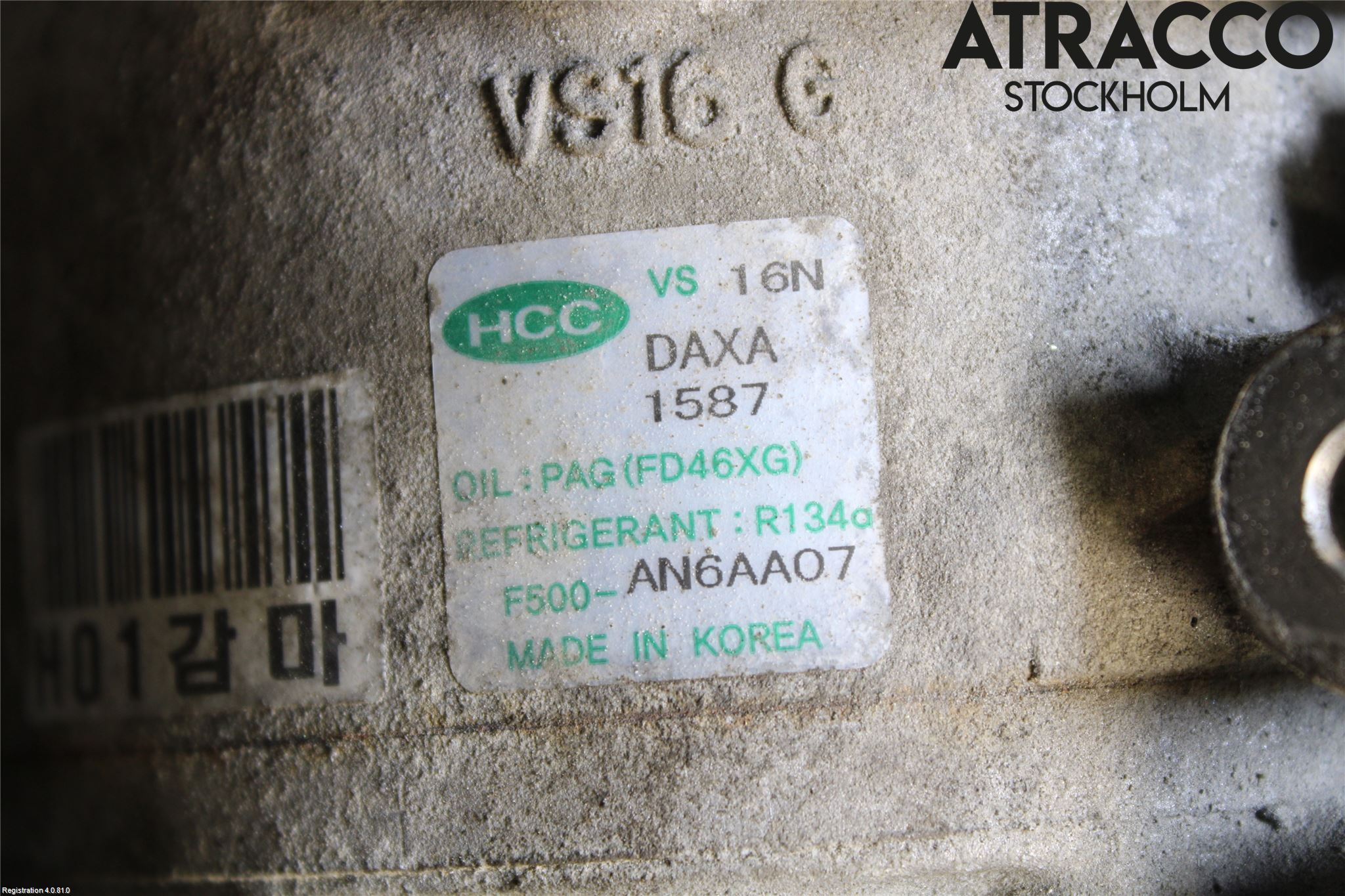 Kia CEED 06-12 Varme Ac Kompressor
