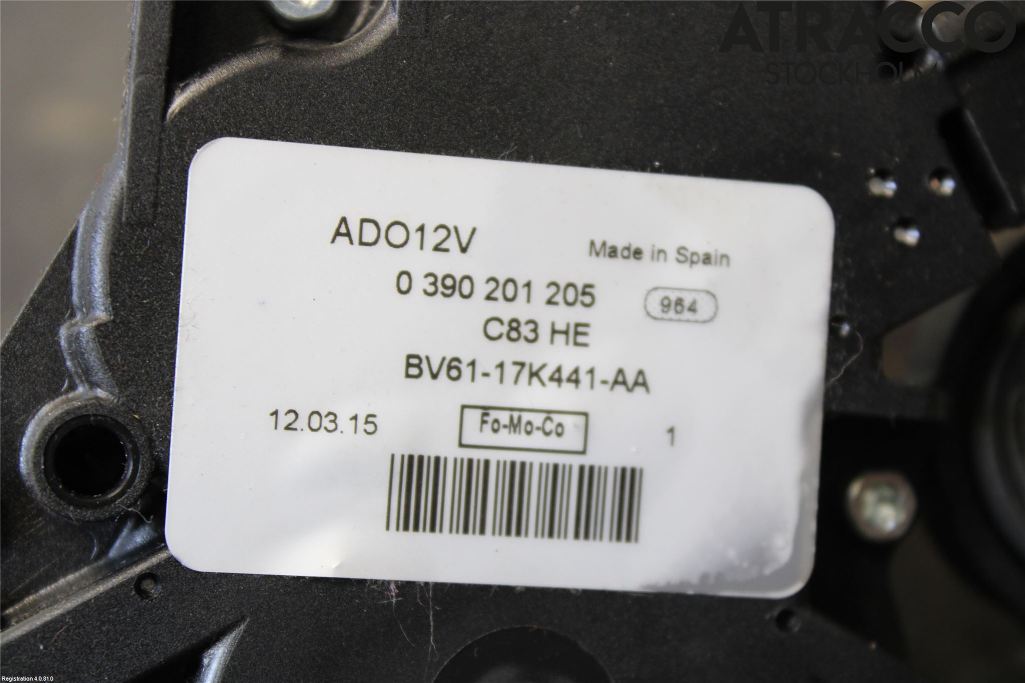 Ford FOCUS 11-14 Viskermotor Bakluke
