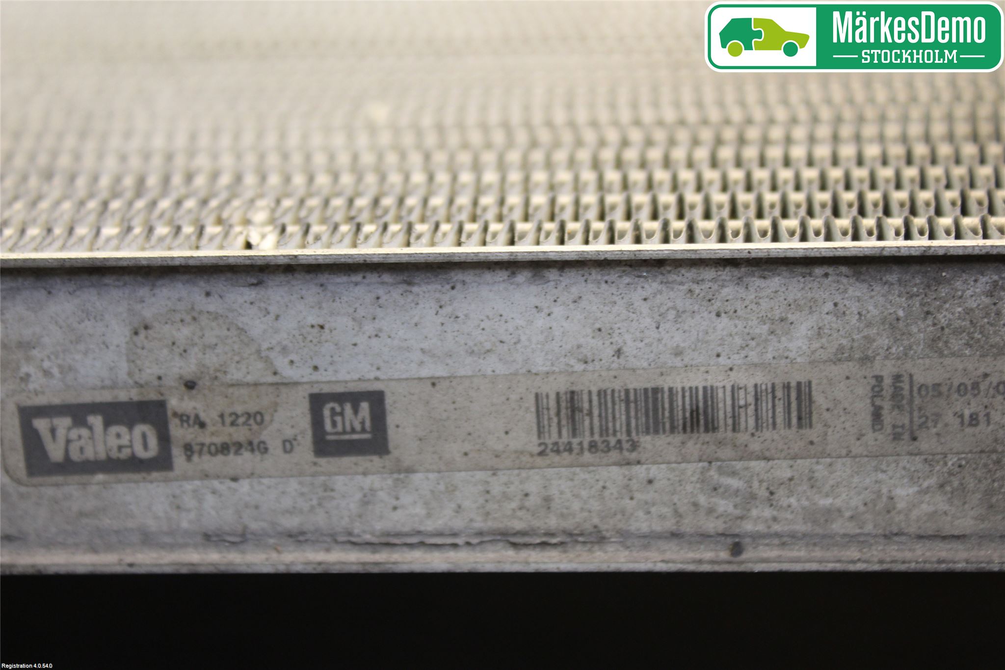 Opel VECTRA C 02-05 Radiator Manuell