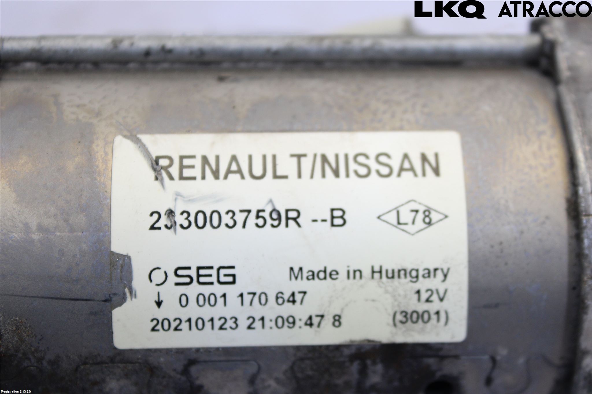 Nissan NV200/NV200 COMBI Startmotor Diesel