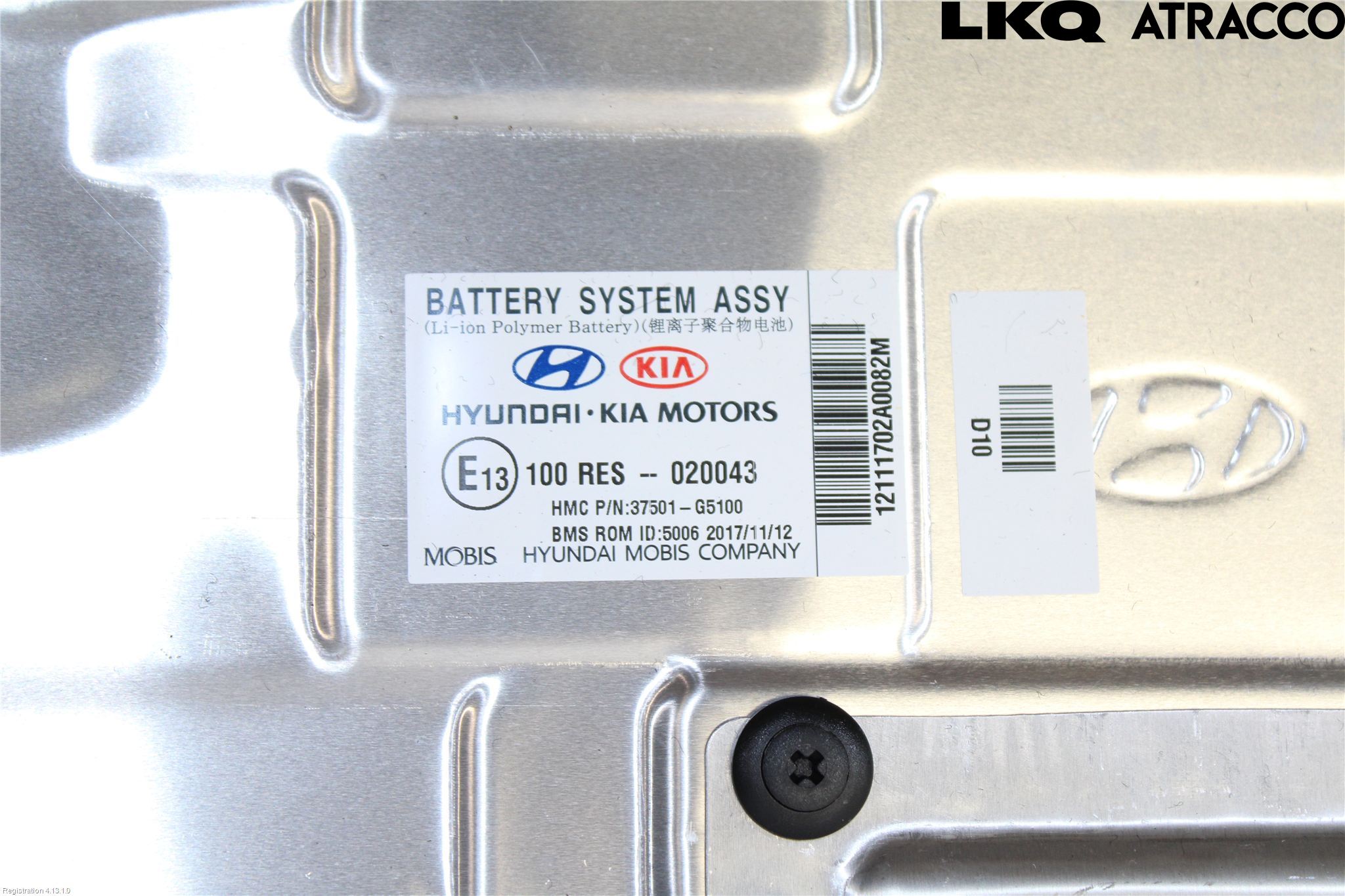 Kia NIRO (DE) 17-22 Hybrid Batteri
