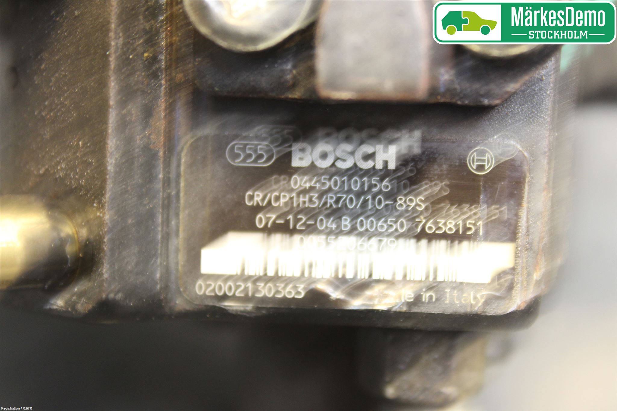 Saab 9-3 VER2/VER3 08-15 Drivstoff Dieselpumpe Hoved