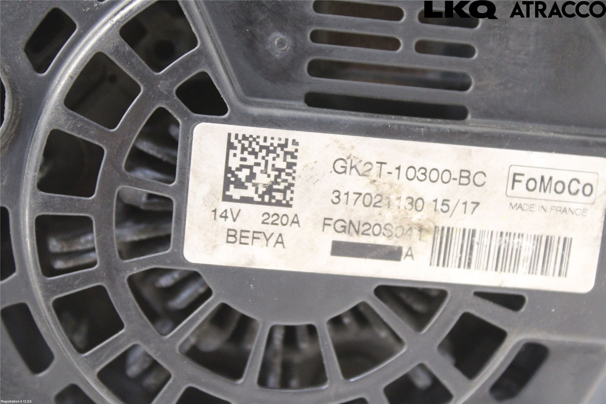 Ford TRANSIT SKÅP/BUSS 14-22 Dynamo