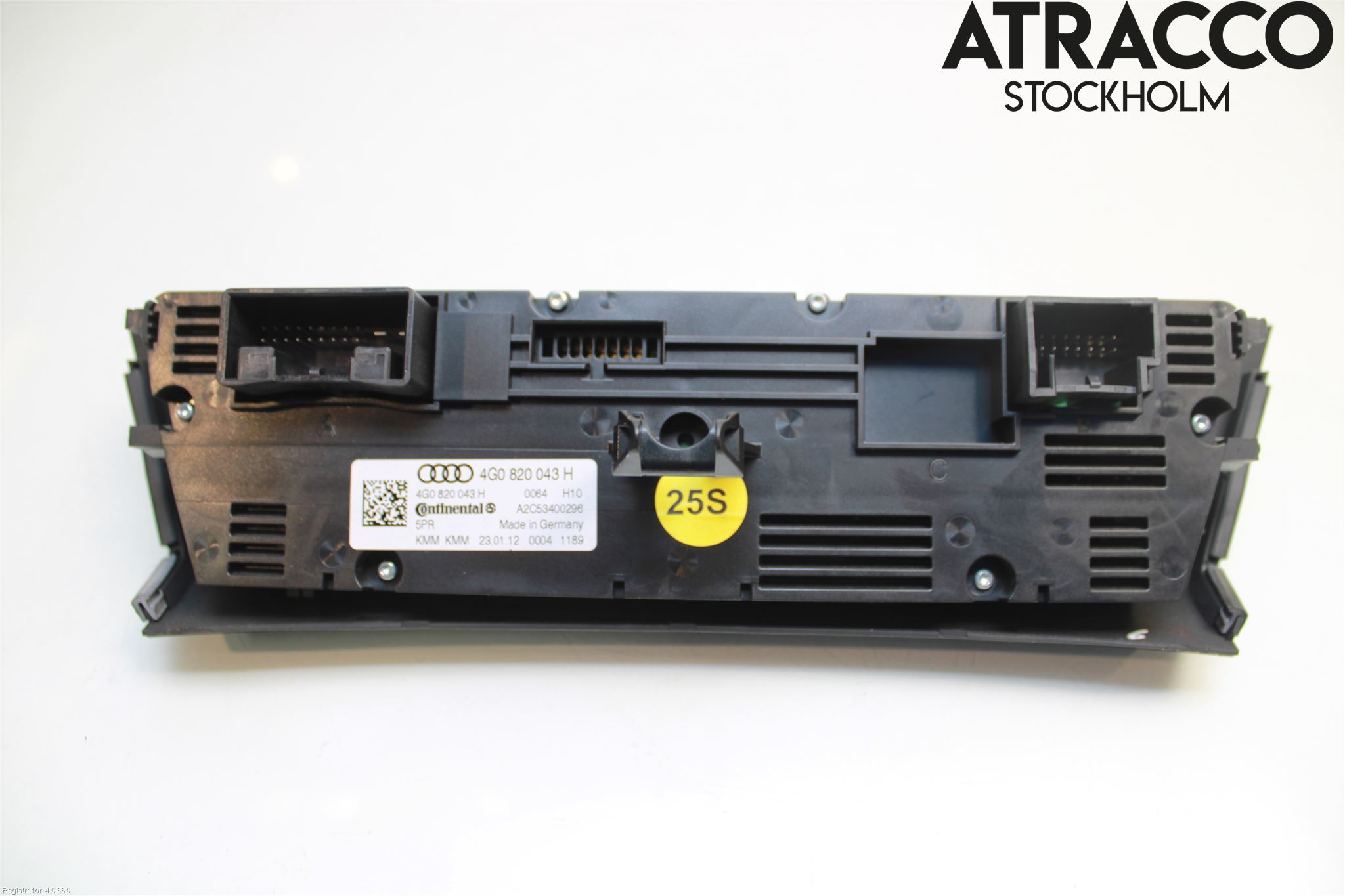 Audi A7/S7 4G 11-17 Varme Ac Betjening-Display