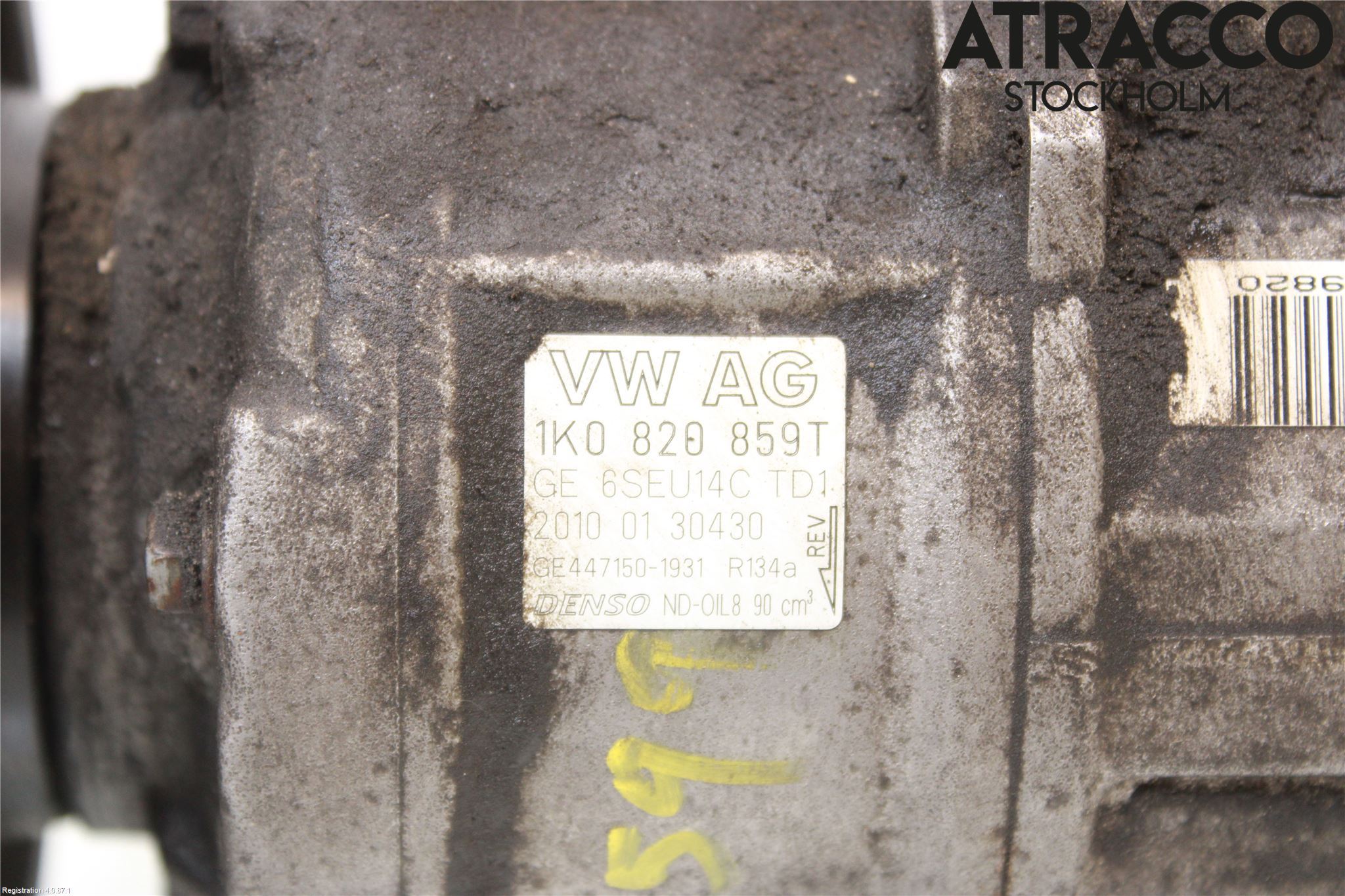 Volkswagen VW PASSAT 05-11 Varme Ac Kompressor