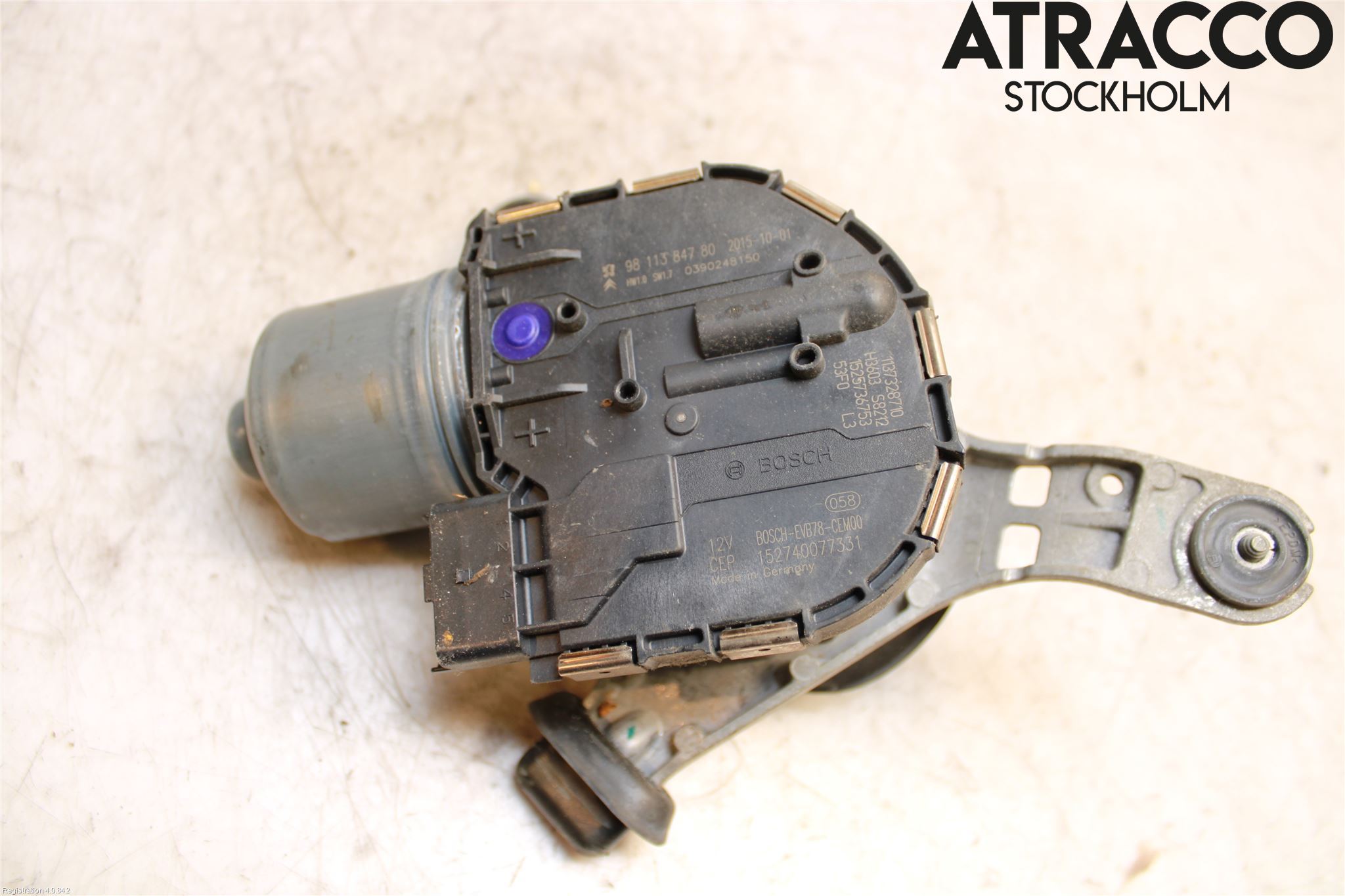 Citroen C4 GRAND PICASSO 14-18 Viskermotor Frontrute