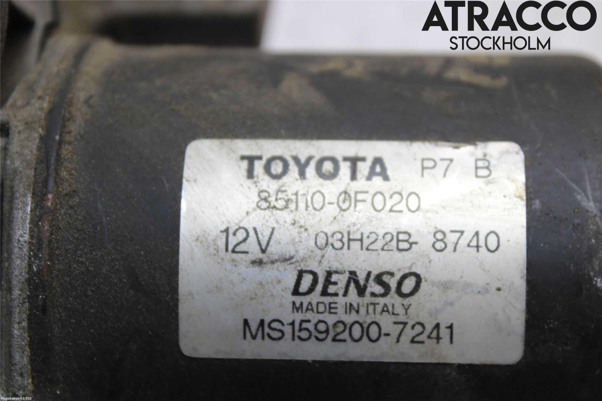 Toyota COROLLA VERSO 04-07 Viskermotor Frontrute