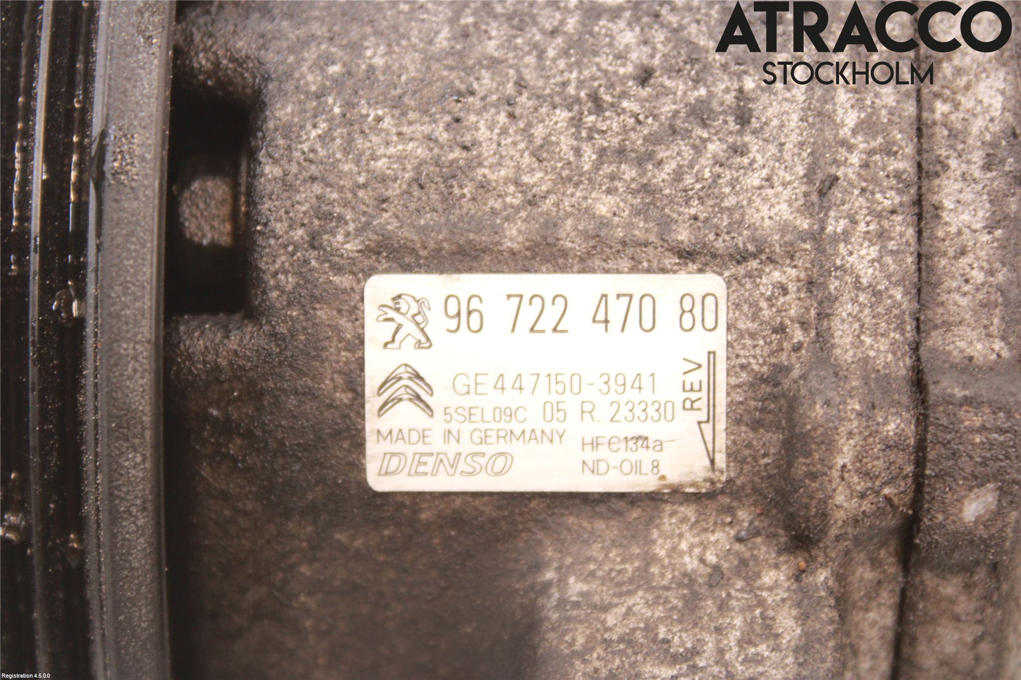 Peugeot 208 12-15 Varme Ac Kompressor