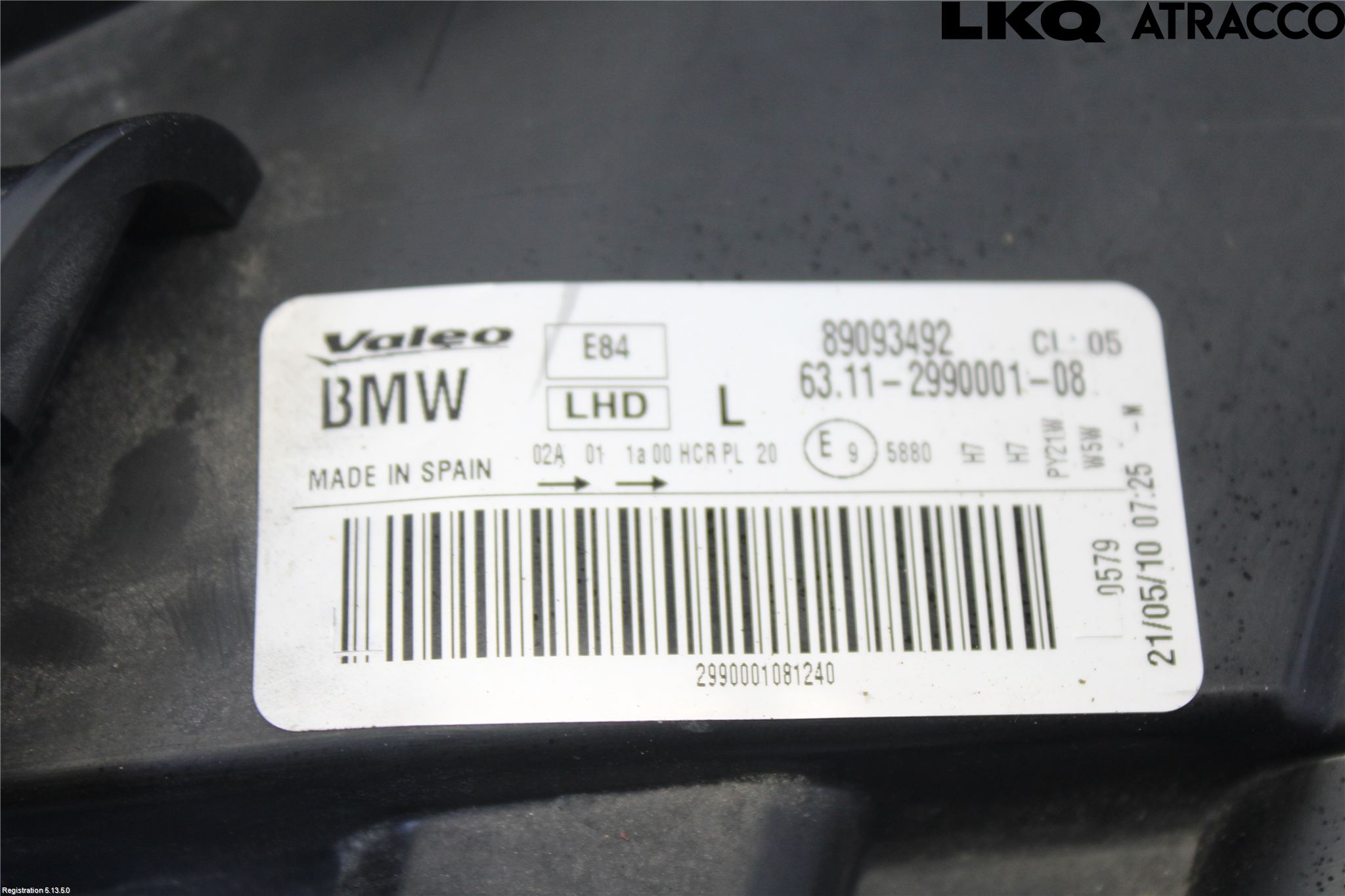 BMW X1 E84 10-15 Frontlykt Venstre