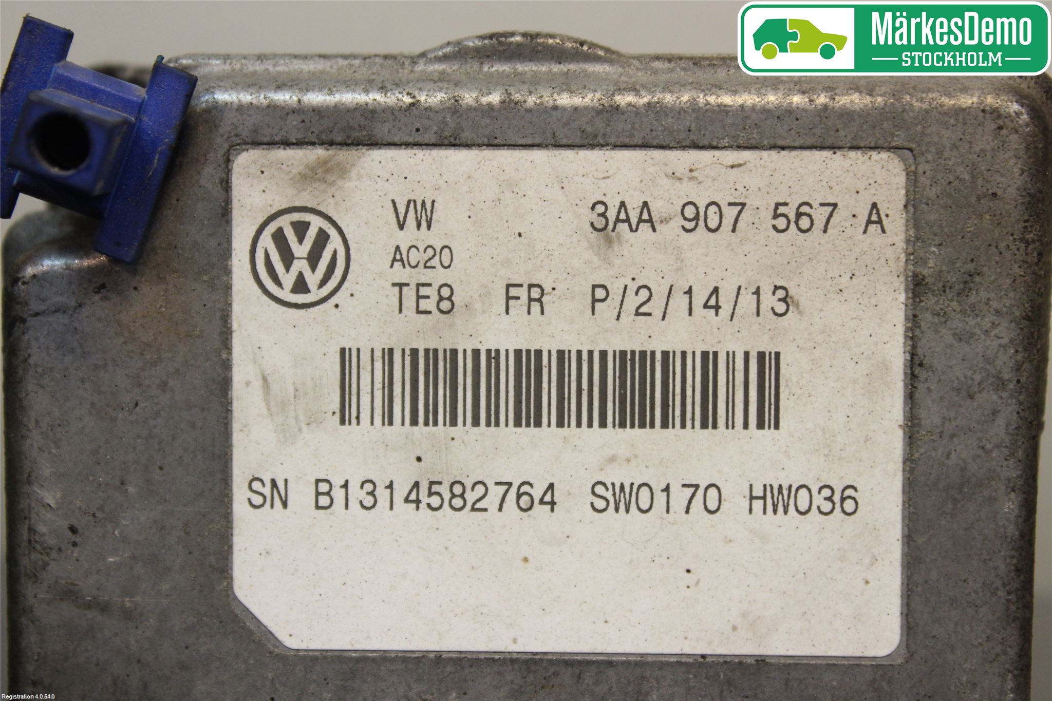 Volkswagen VW PASSAT CC 08-16 Sensor Fartsbegrensning