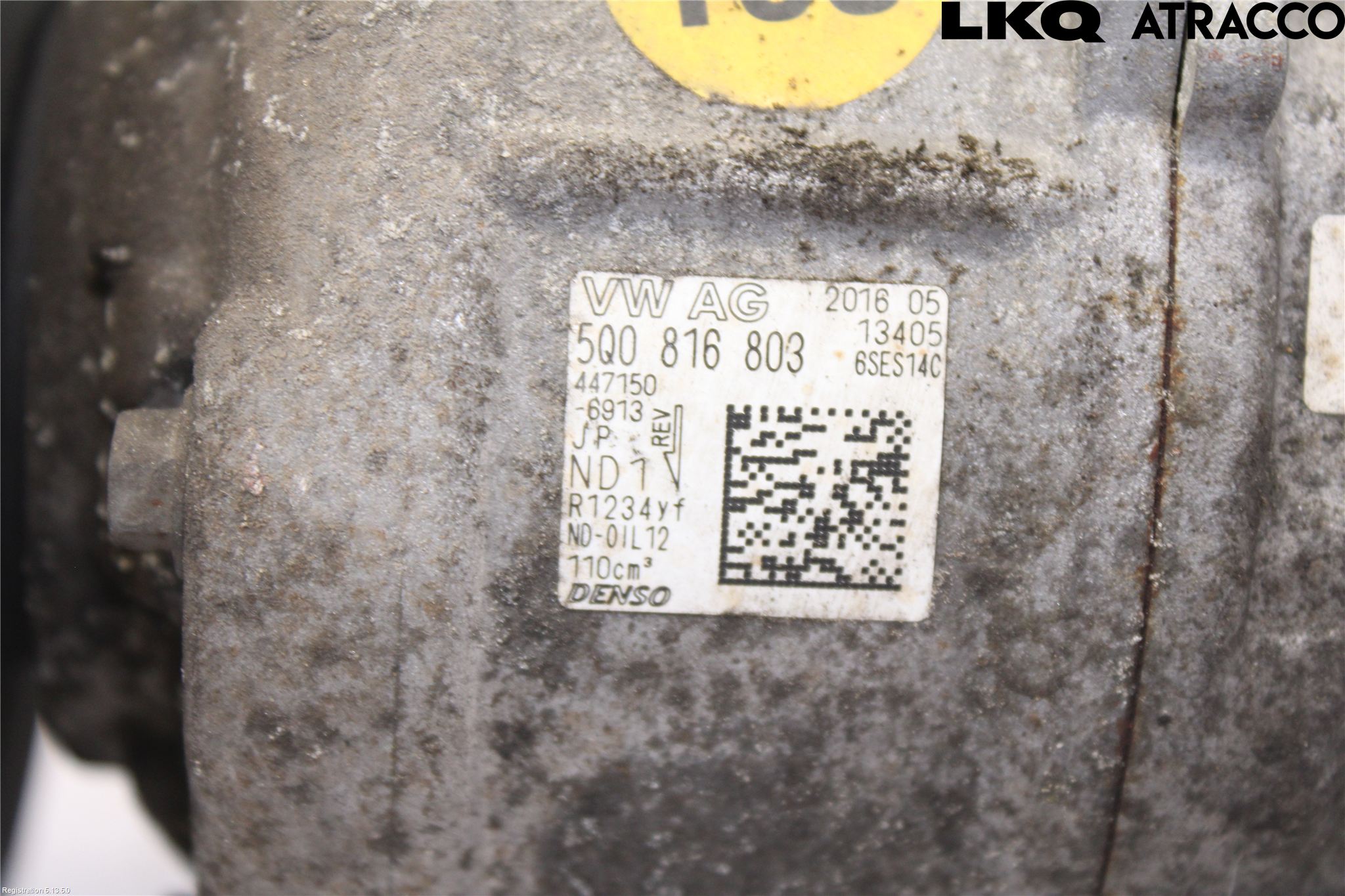 Audi A3/S3 8V 13-20 Varme Ac Kompressor