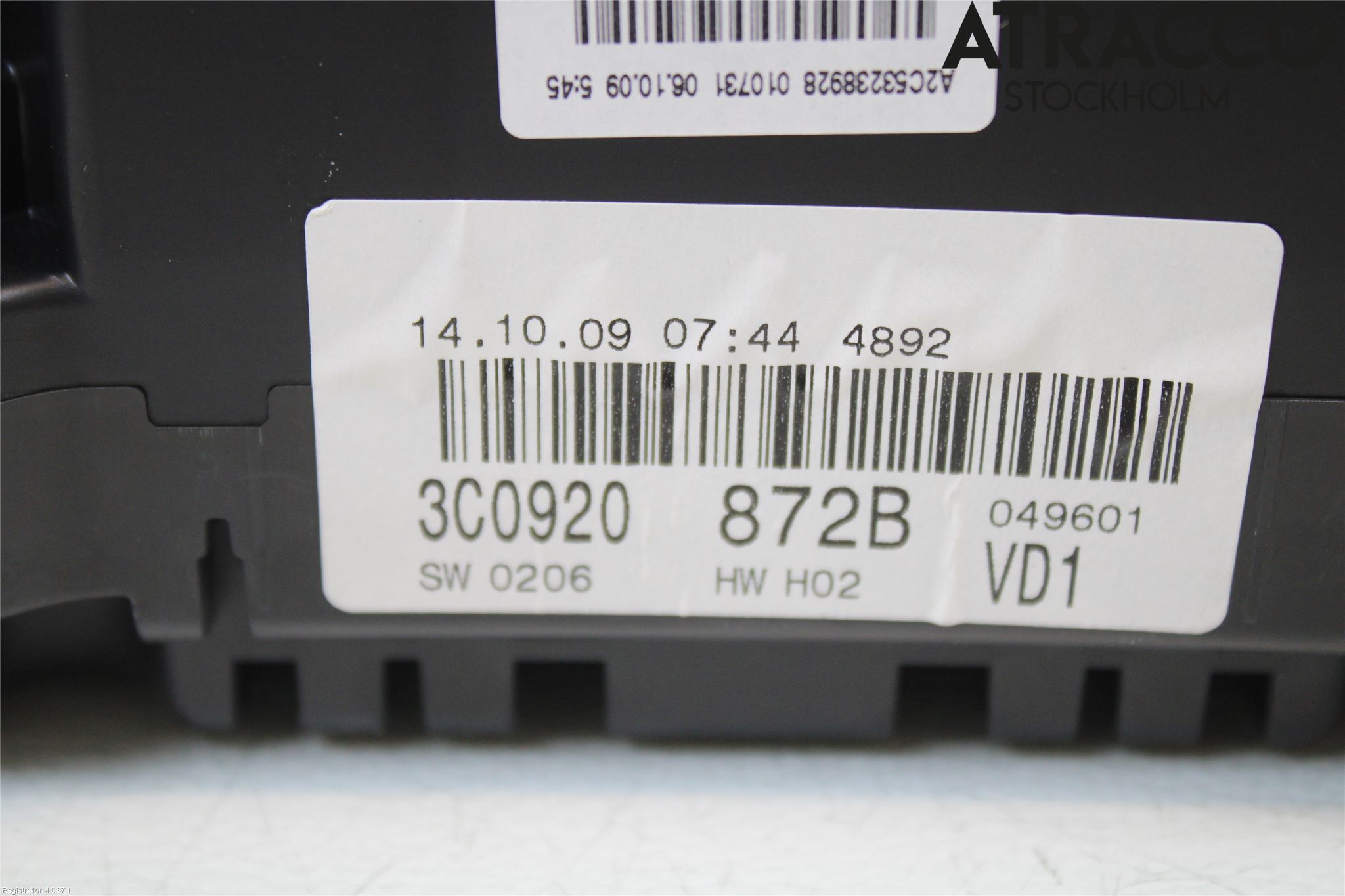 Volkswagen VW PASSAT 05-11 Instr Kombinert