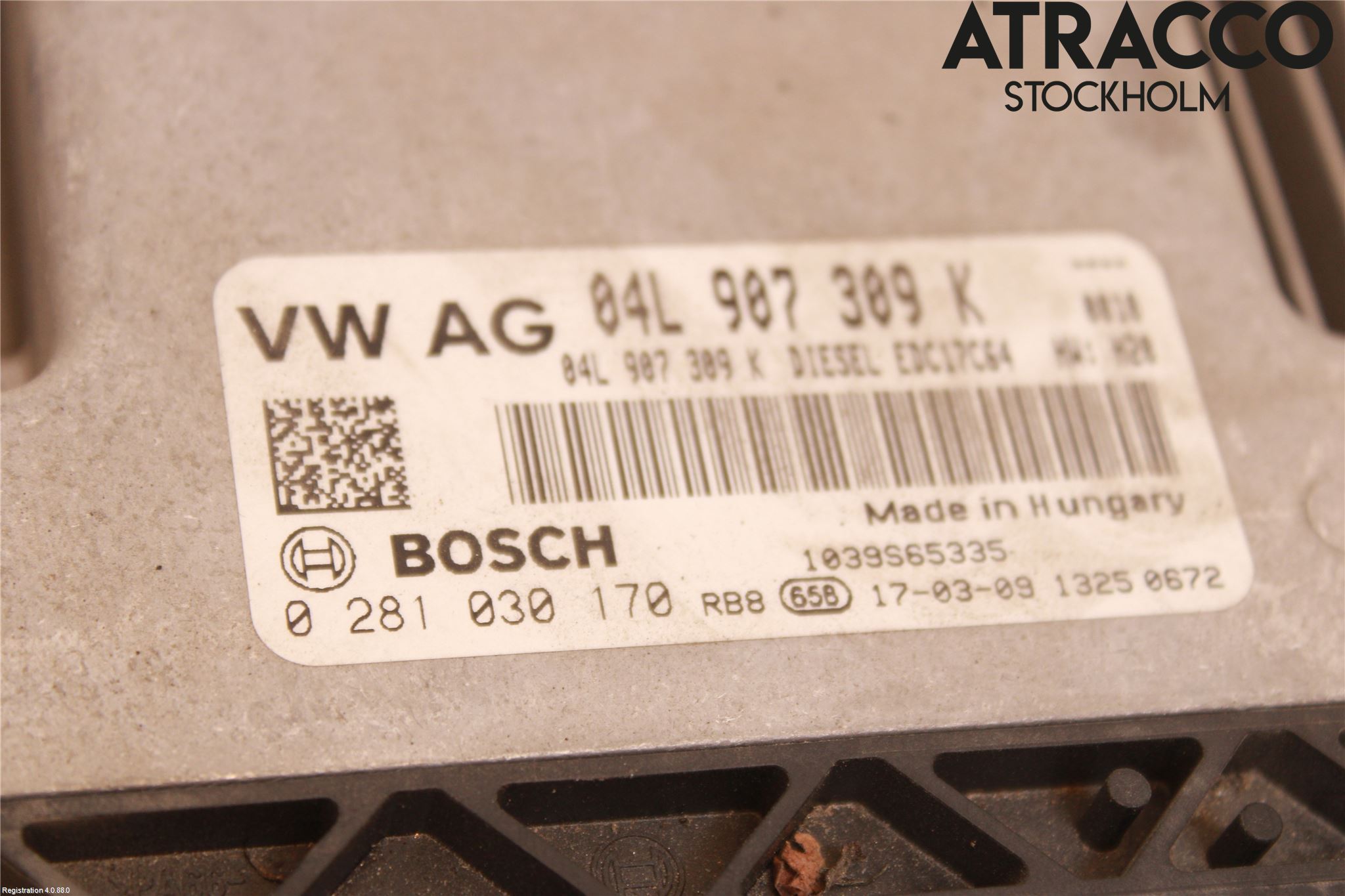 Volkswagen VW CADDY 16-20 Styreenhet Dieselpumpe
