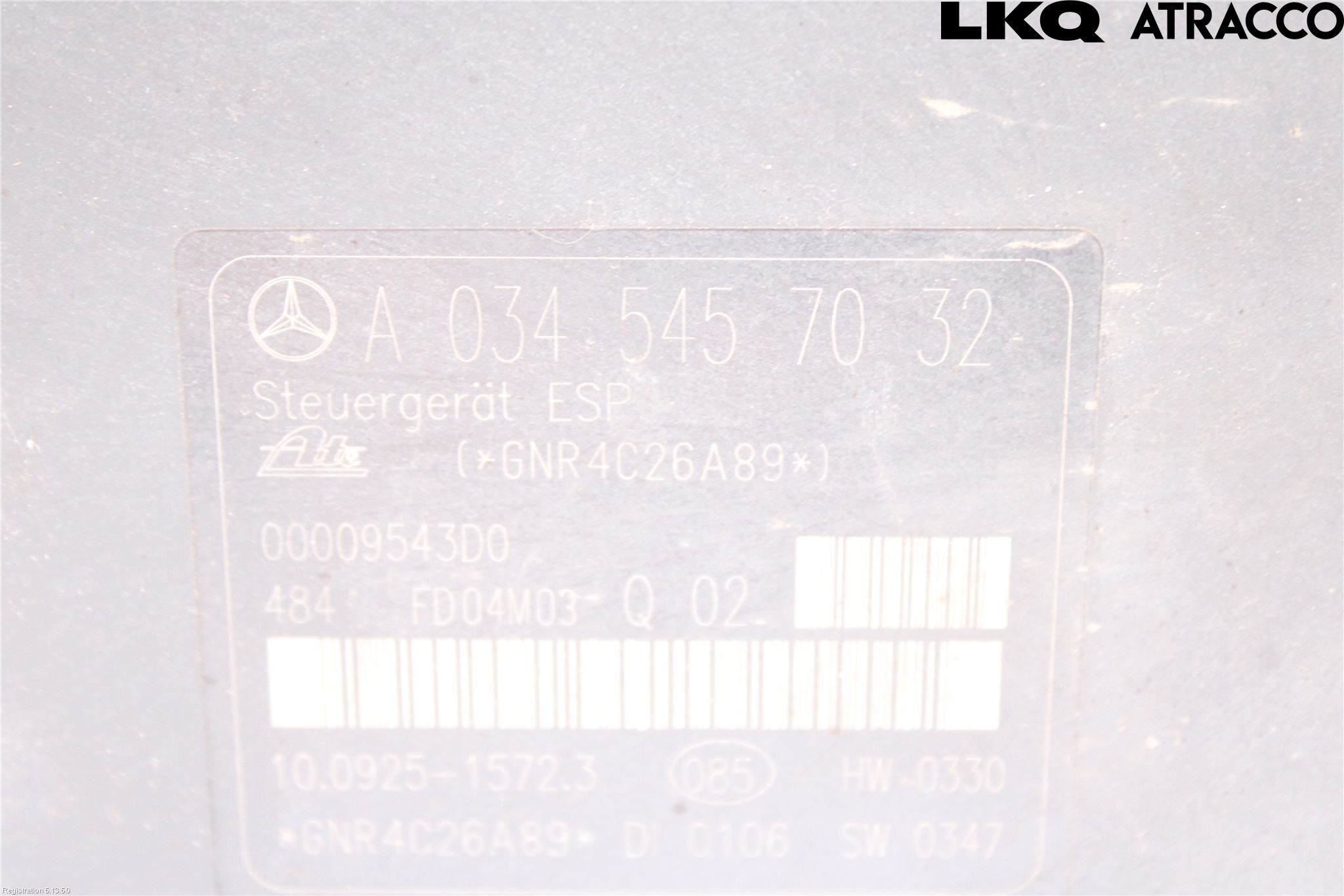 Mercedes-Benz MB C (203) 00-07 Abs Hydraulikkaggregat