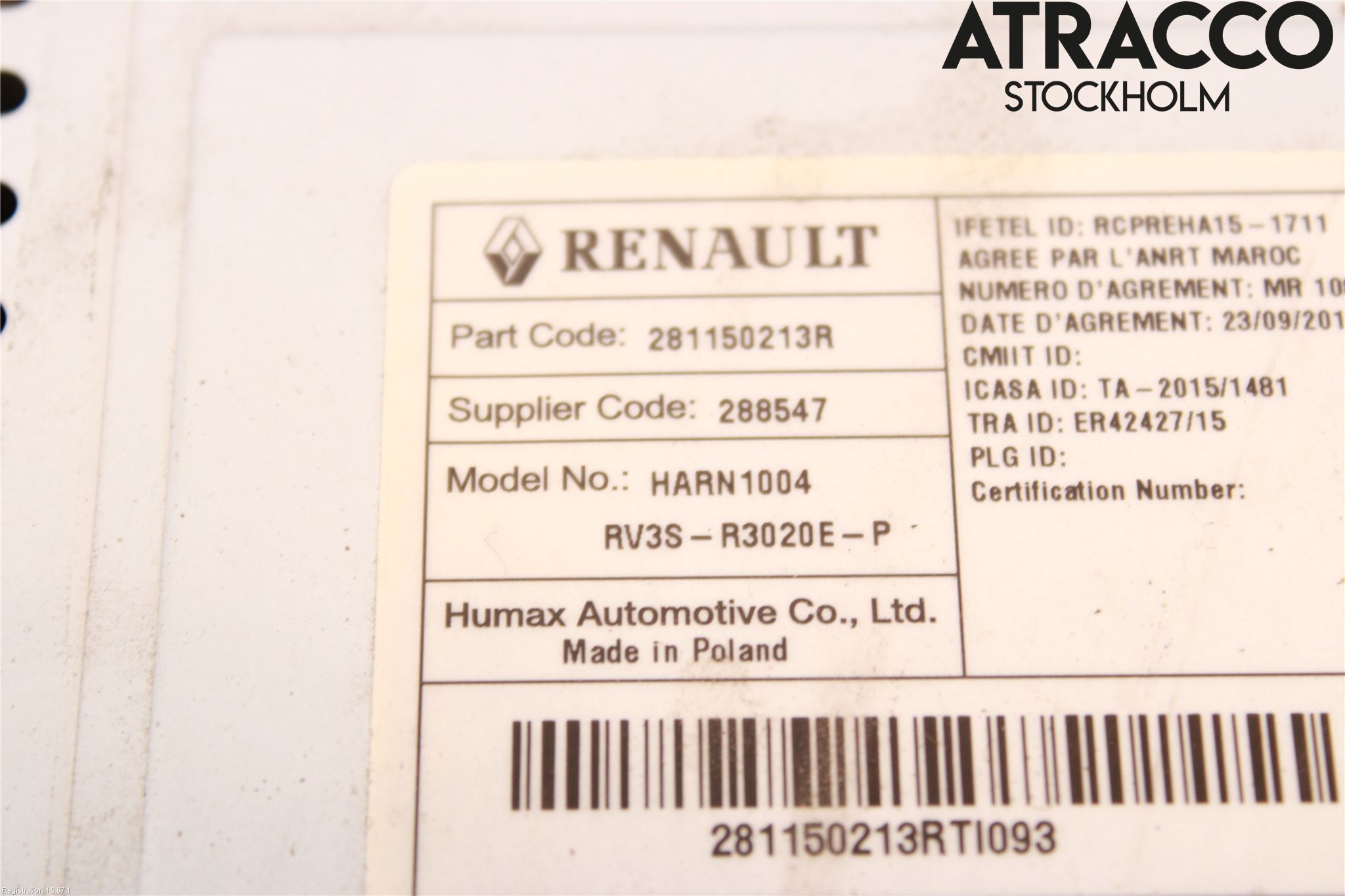 Mercedes-Benz MB CITAN (W415) 13-21 Stereo Radio Med Cd