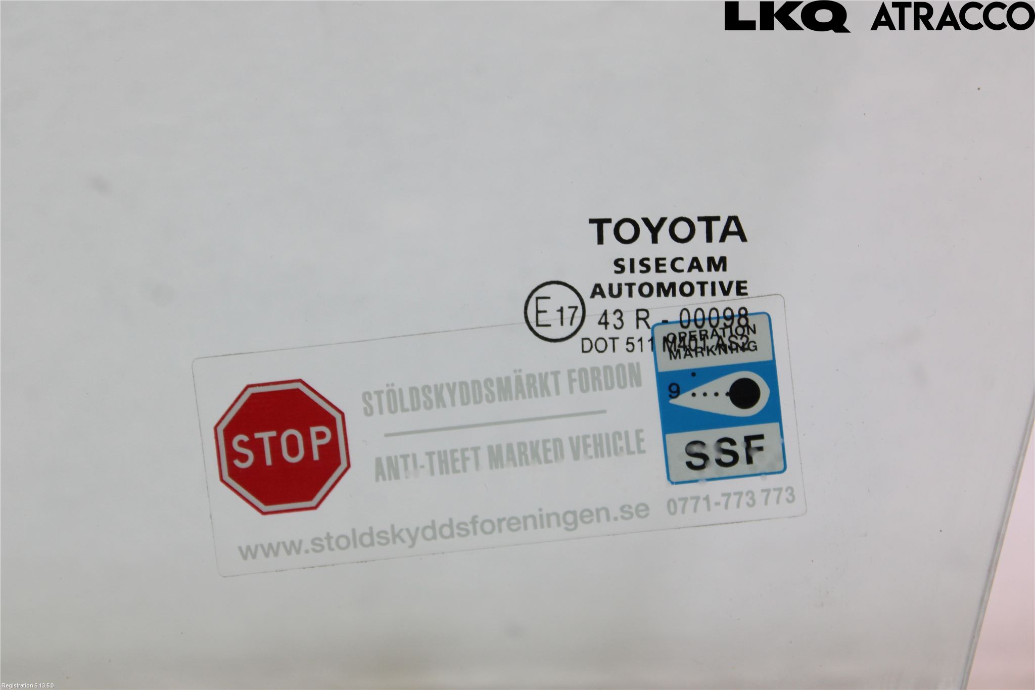 Toyota C-HR 16-23 Dørrute Foran Venstre 4 Dørs