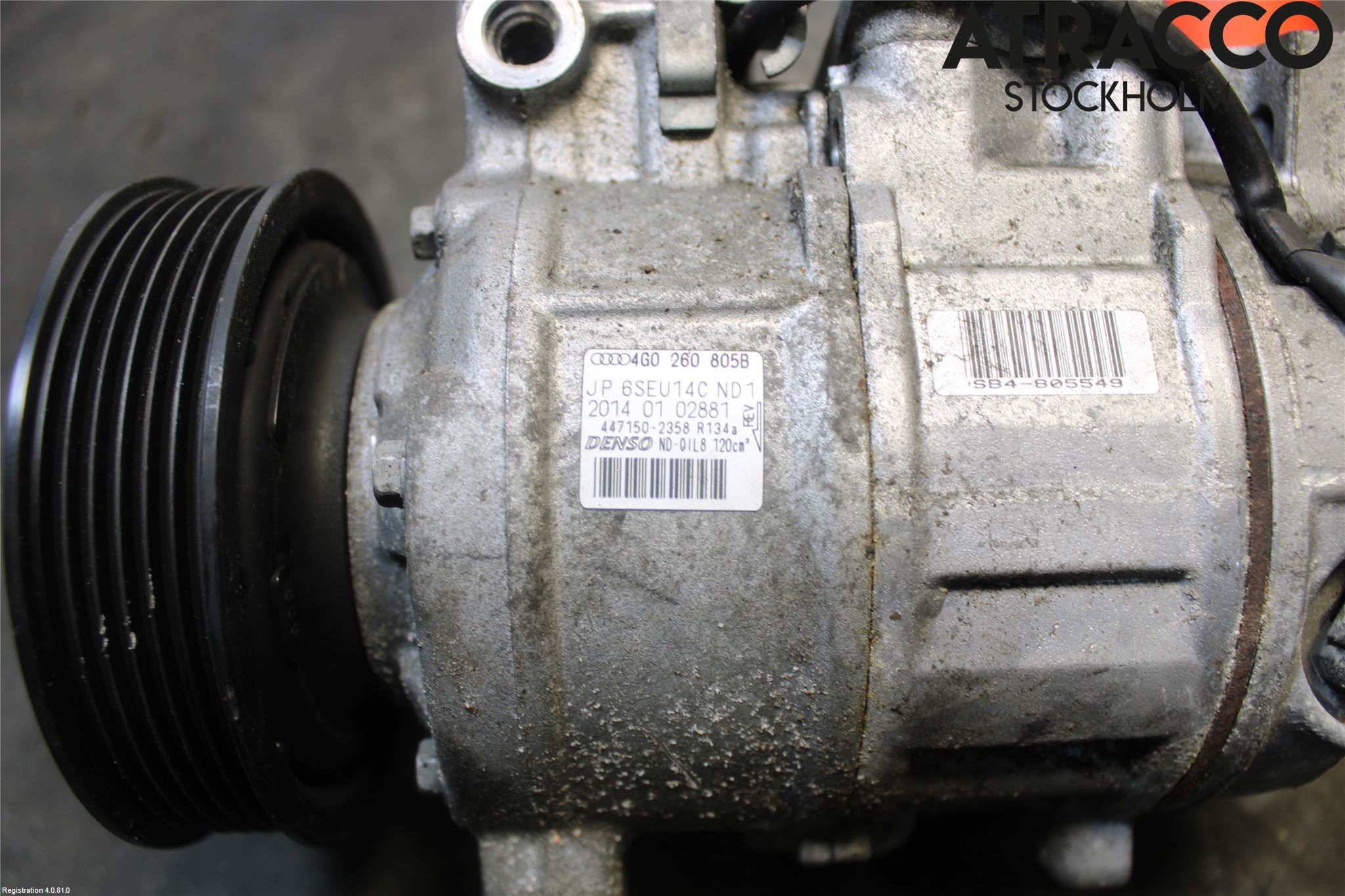 Audi A6/S6 4G 11-18 Varme Ac Kompressor