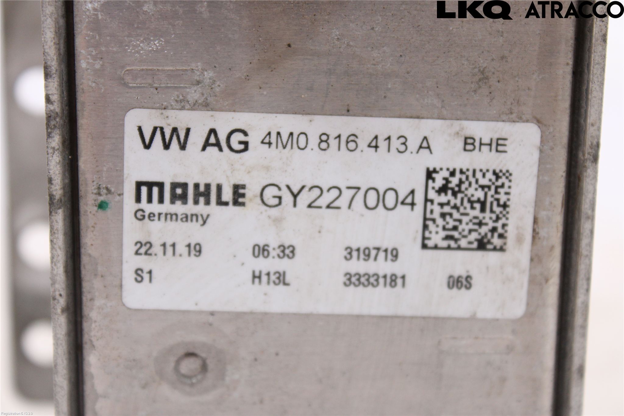 Audi E-TRON, S GE 19- Varmekammer - Veksler