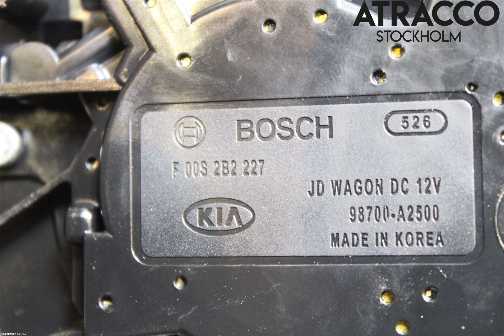 Kia CEED 12-18 Viskermotor Bakluke