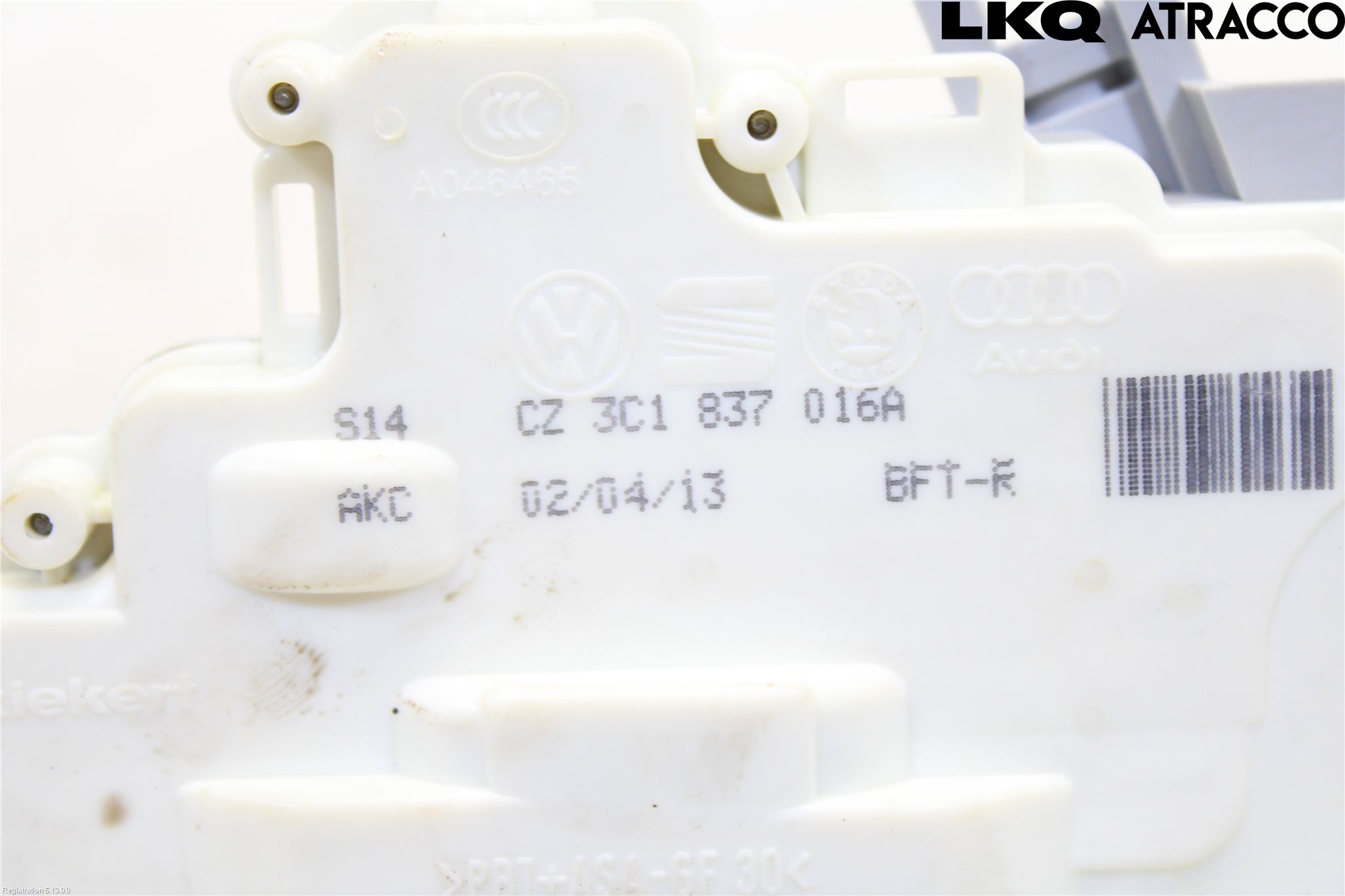 Volkswagen VW PASSAT 11-14 Dørlås - Låsekasse