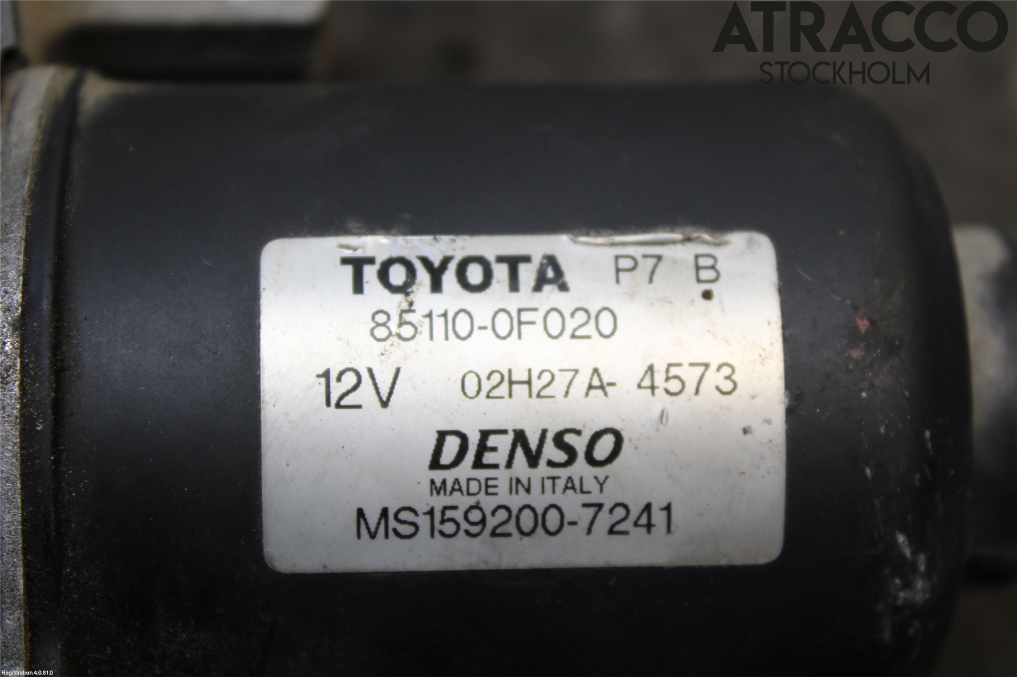 Toyota COROLLA VERSO 04-07 Viskermotor Frontrute