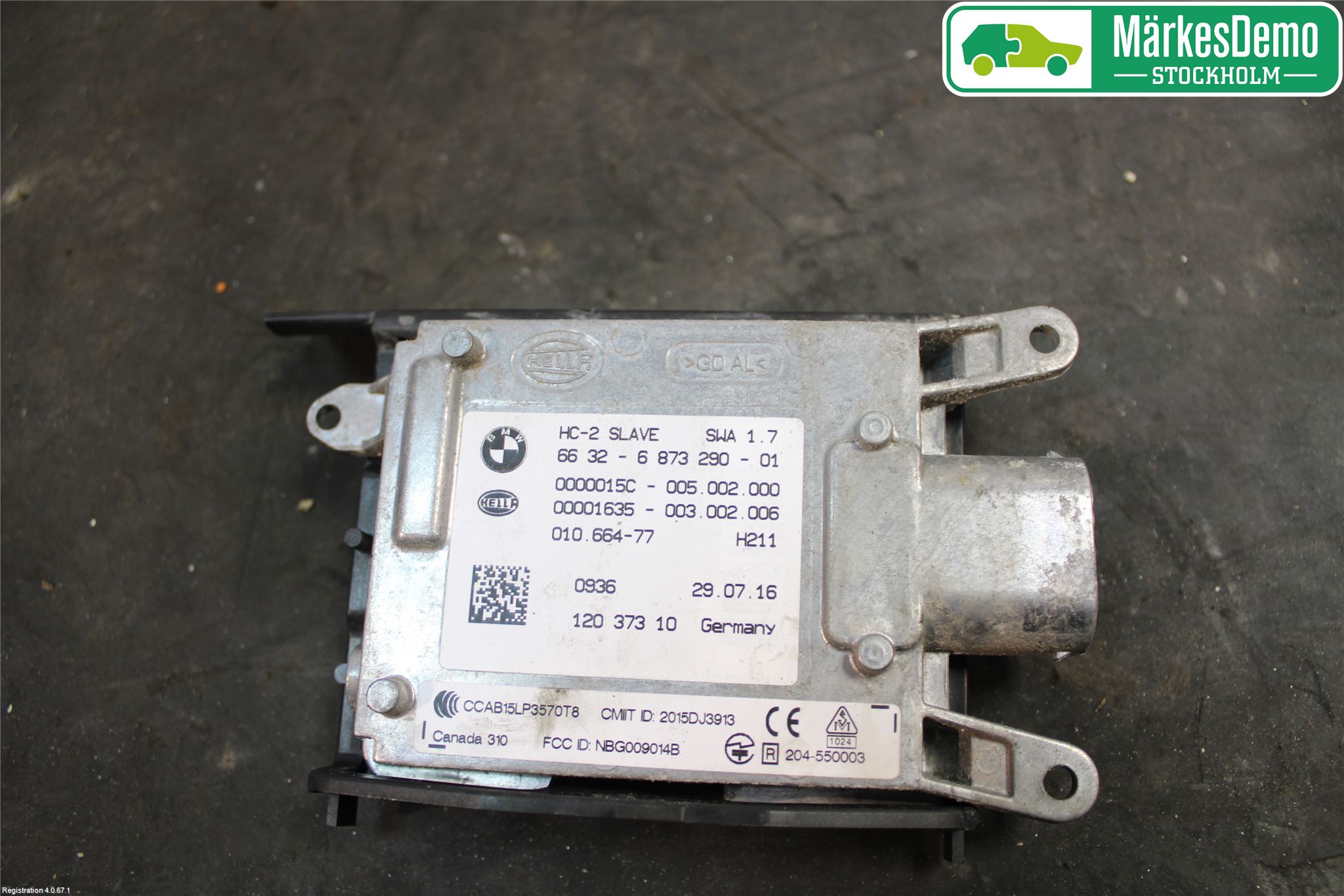 BMW X5 F15 13-18 Sensor Kollisjonsbeskyttelse
